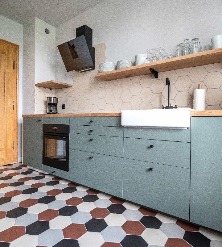 Kuchnia w hotelu Villa Stara Apteka w Srebrnej Górze