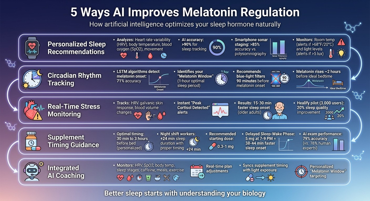 5 Ways AI Improves Melatonin Regulation and Sleep Quality