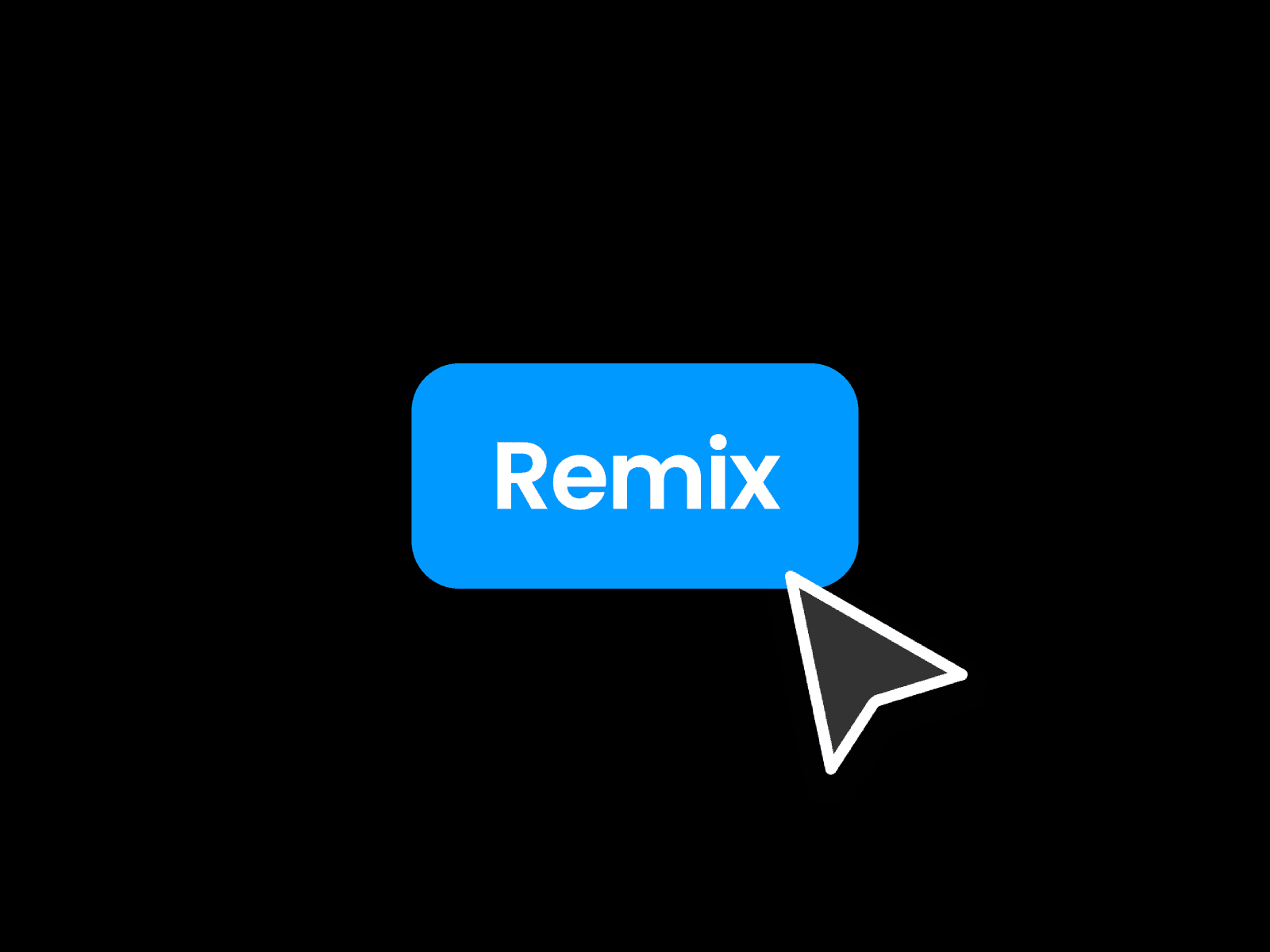 Cursor hovering over a Remix button