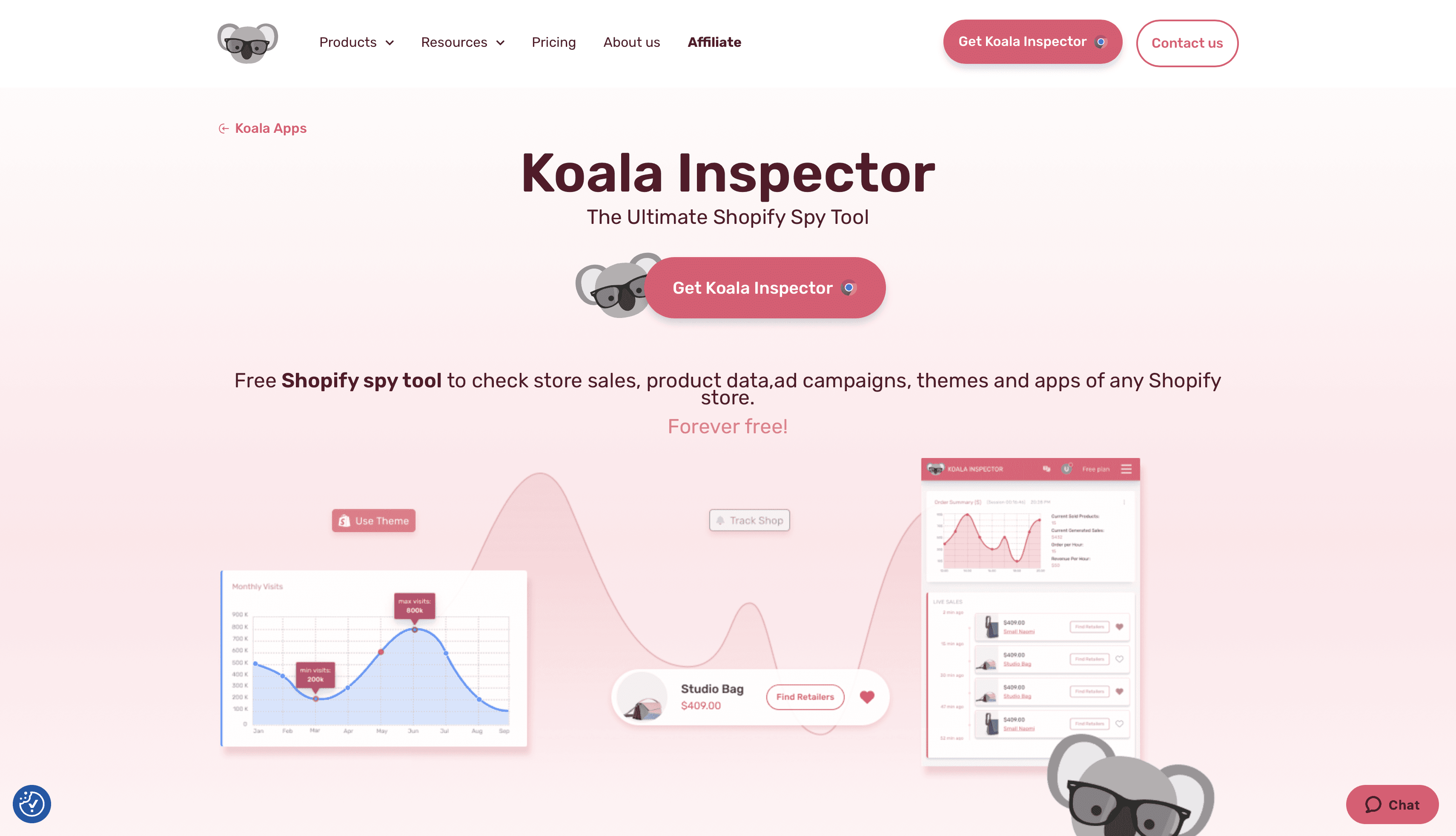 Koala inspector - the 4th best shopify spy tool of 2026