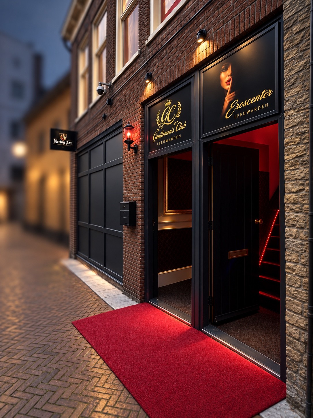Exterior entrance of Gentlemen's Club and Eroscenter Leeuwarden