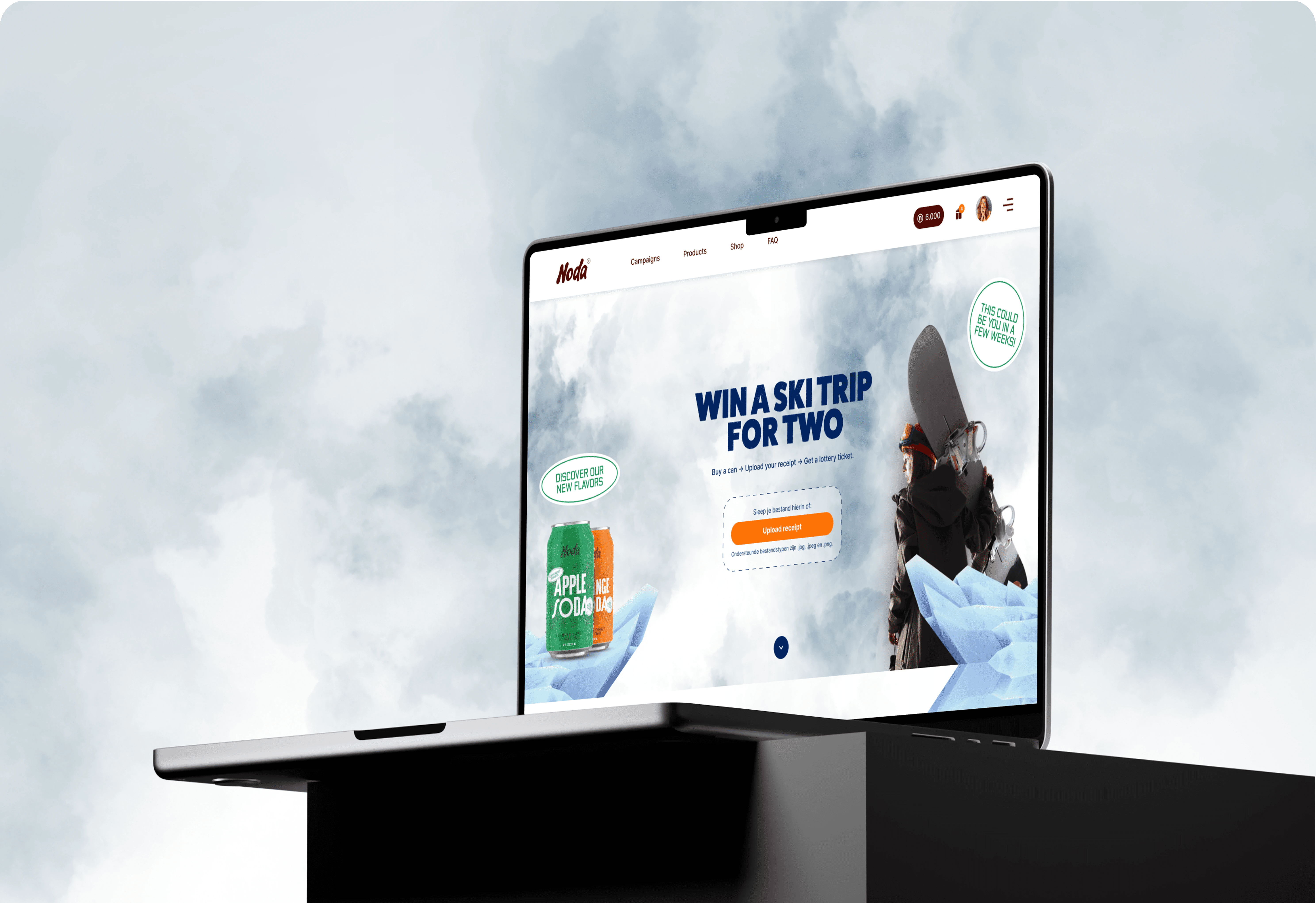 NeoDay loyalty program dashboard visualization