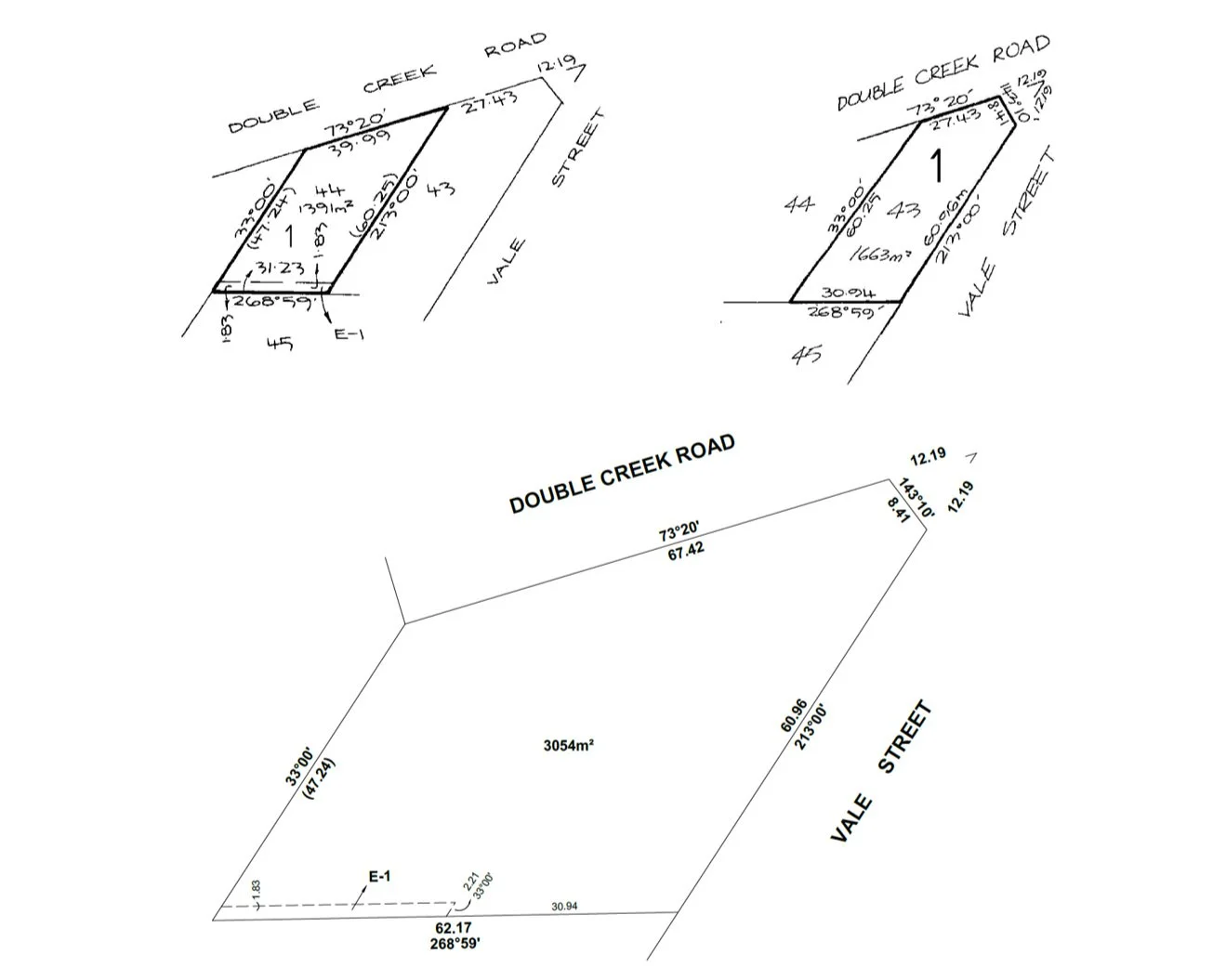 Black and white site map