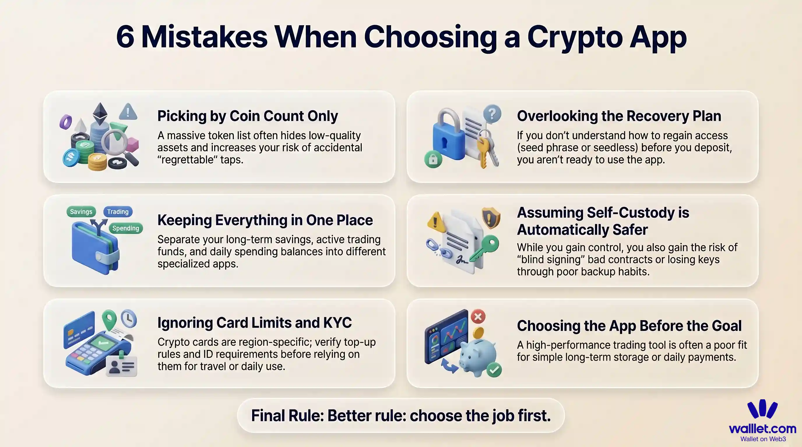 Common Mistakes When Choosing a Crypto App