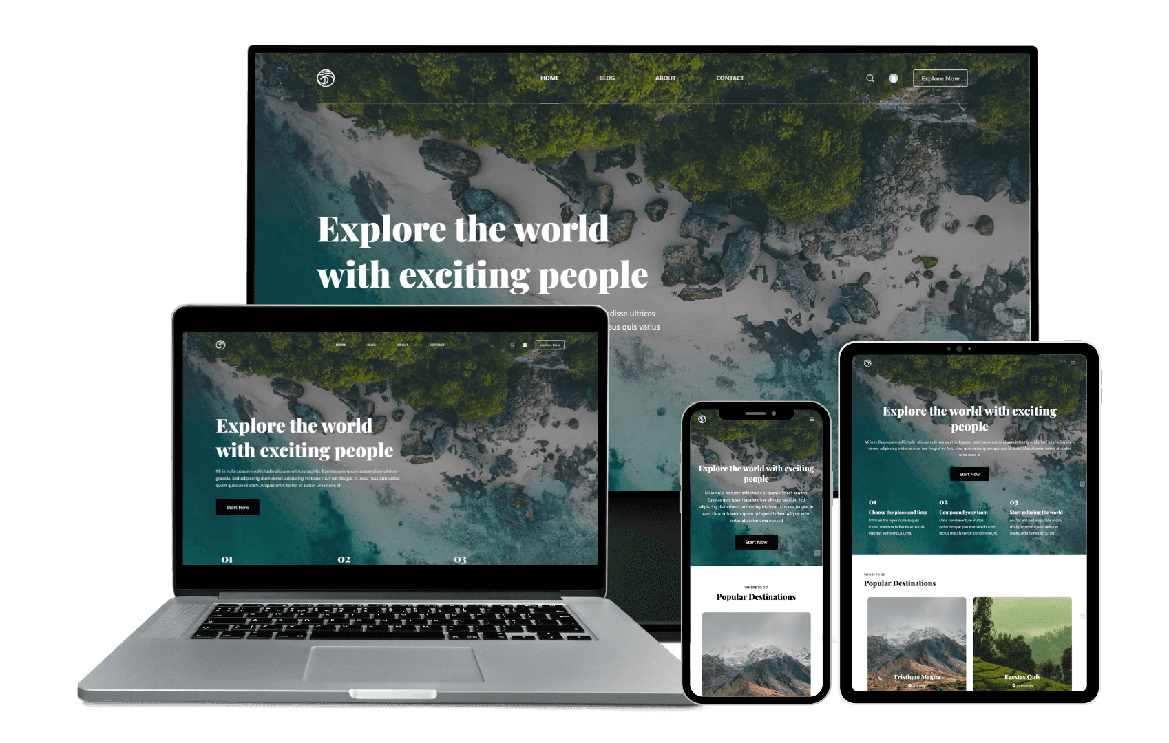 “Modern real estate website layout displaying luxury apartments on multiple devices, highlighting responsive web design and clean aesthetics that enhance user experience and support strategies to achieve higher ranking my website in Google Search.”