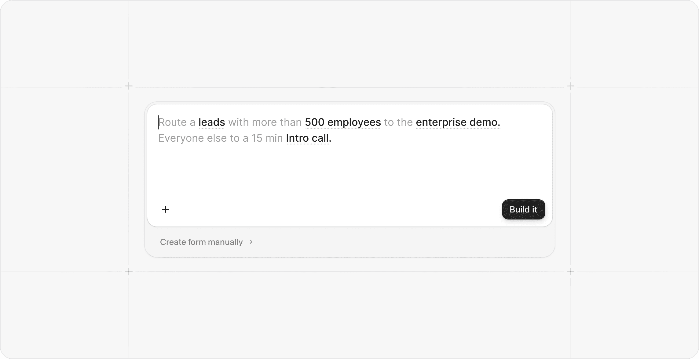 AI chat in routing forms