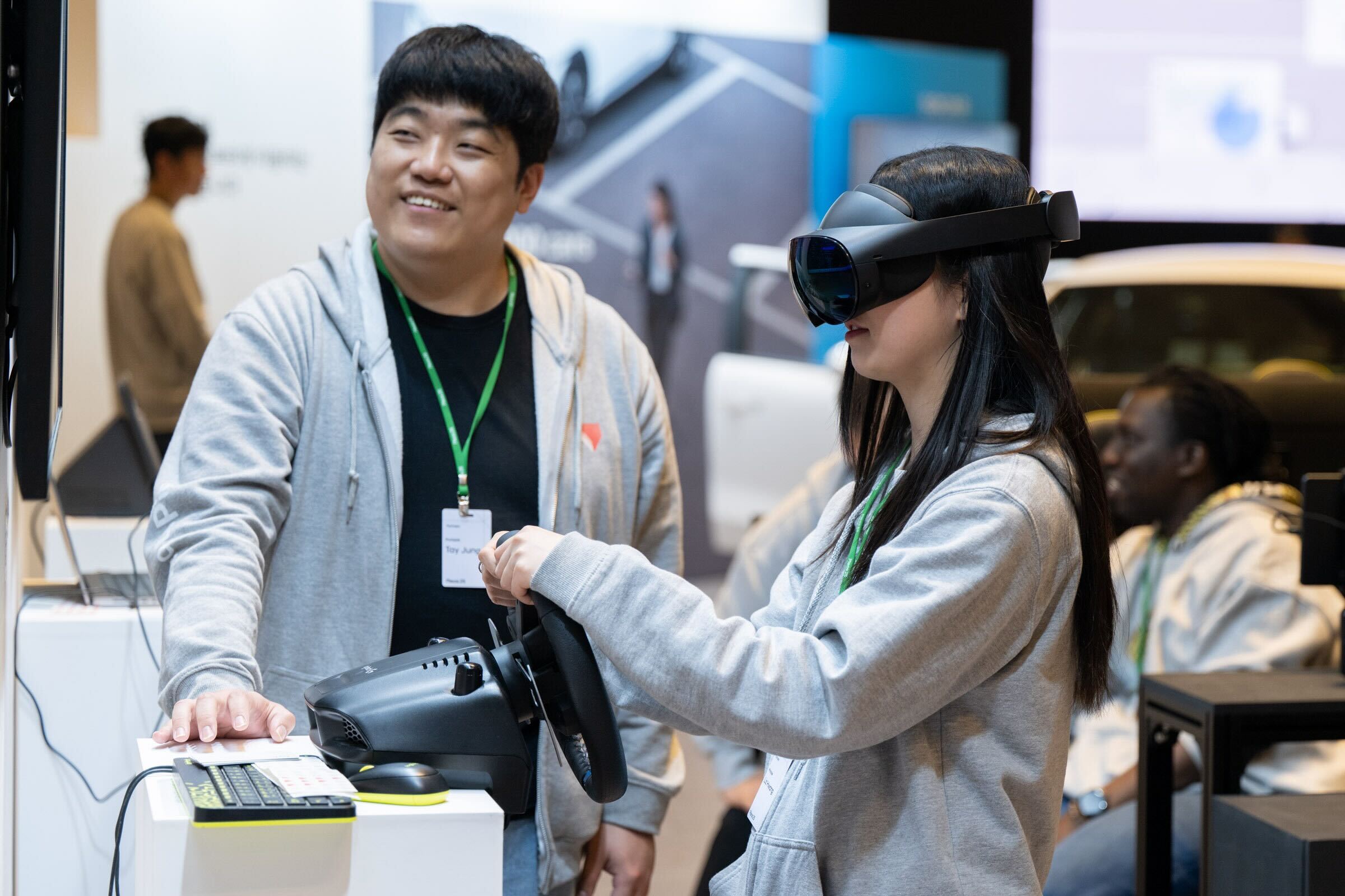 ProtoPie seating buck at Pleos25