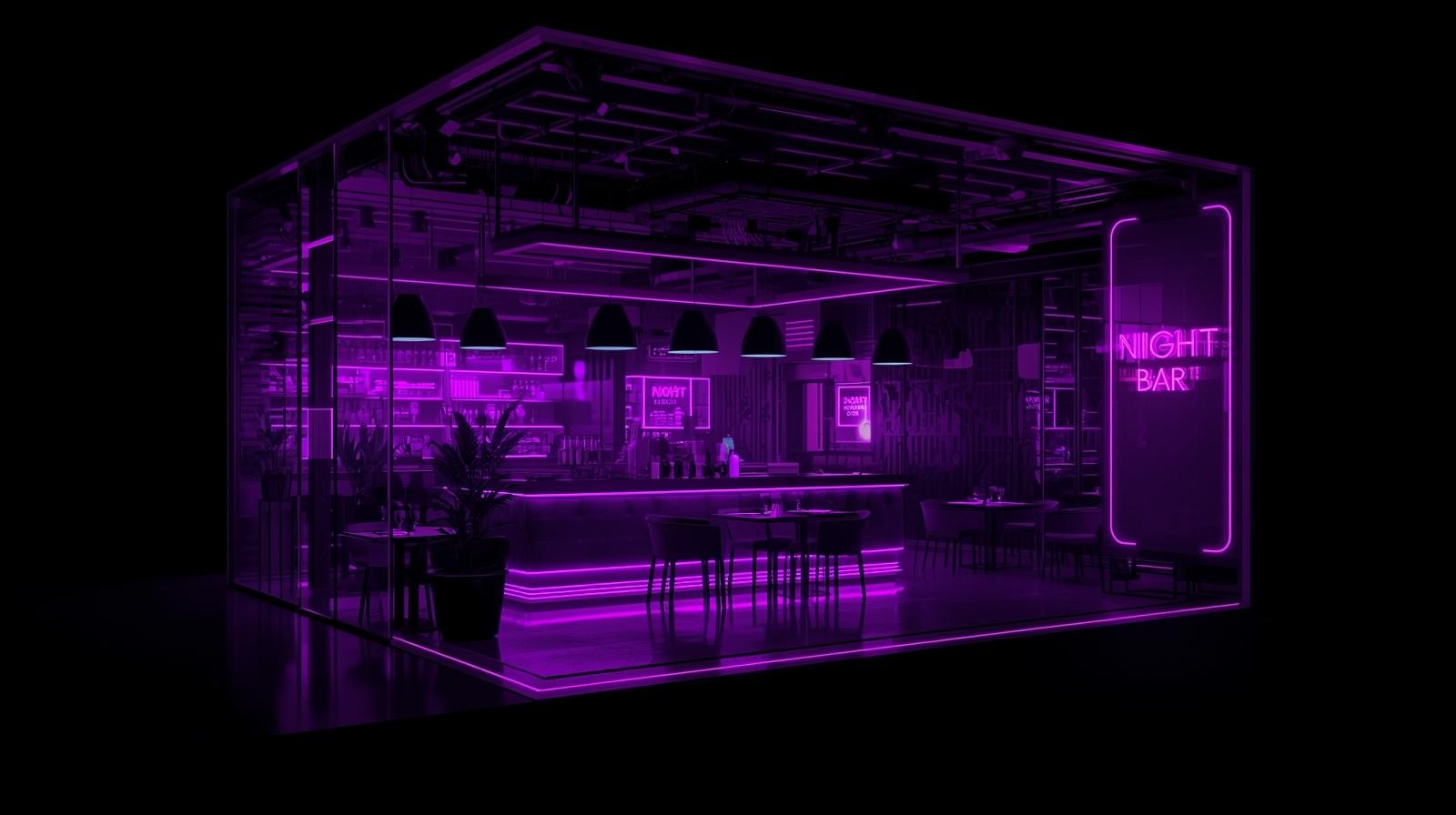 Night Bar Advertisement