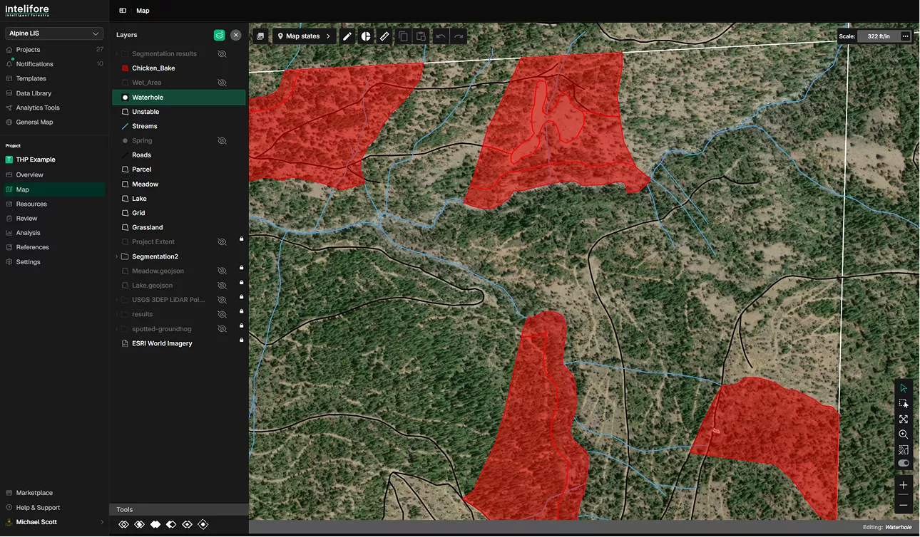 Forestry workflow automation and analysis pipelines