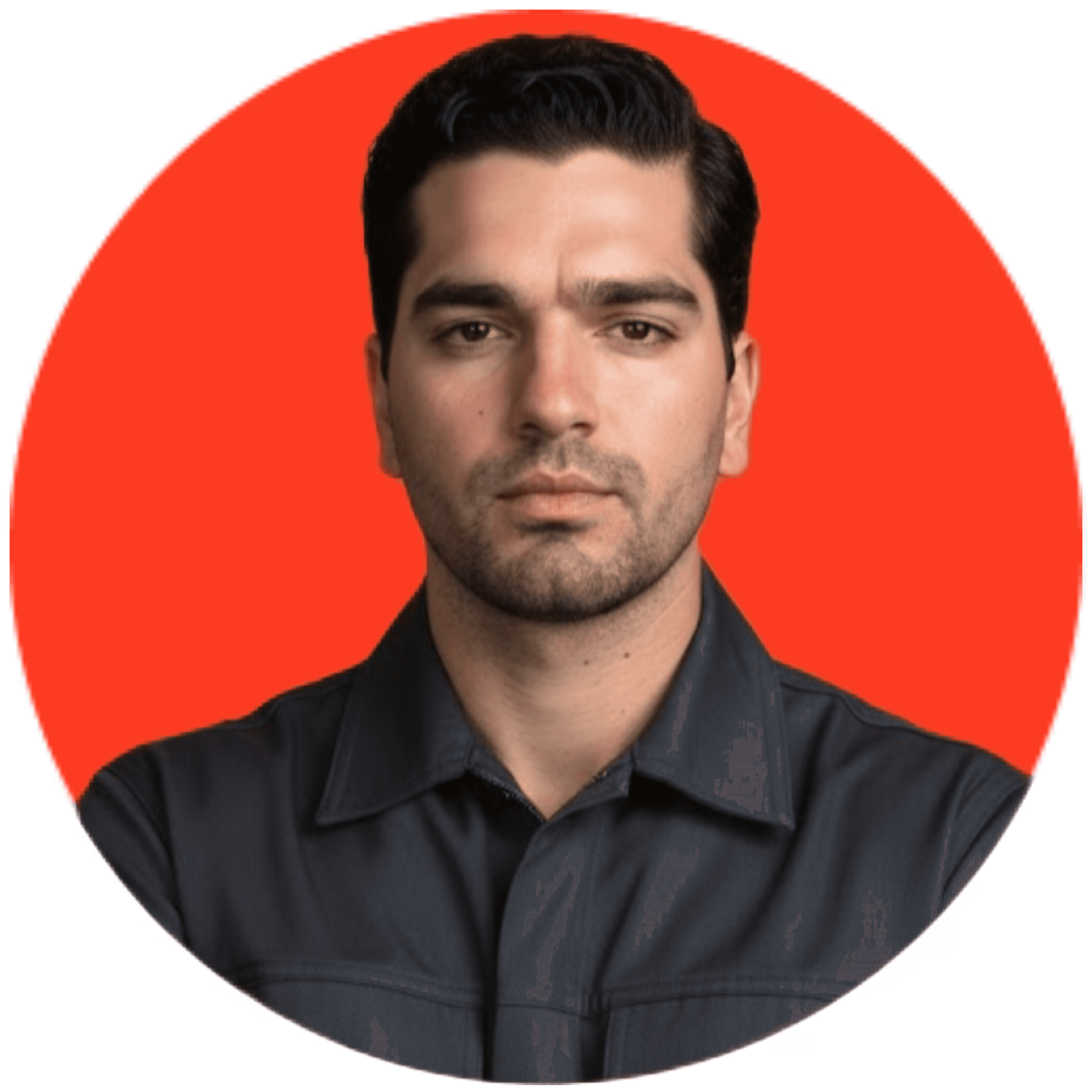 Smiling woman with curly hair