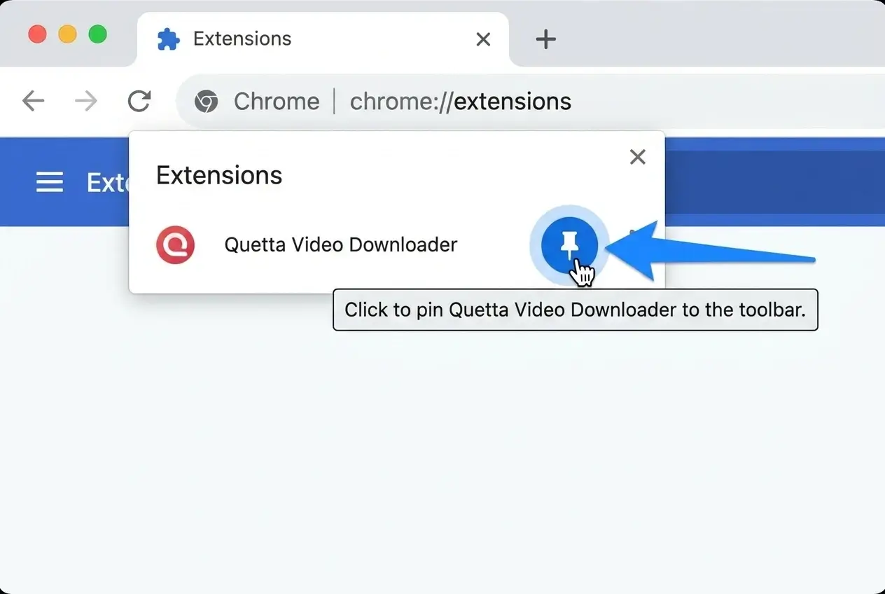 Keep Quetta in your toolbar so downloads are always one click away