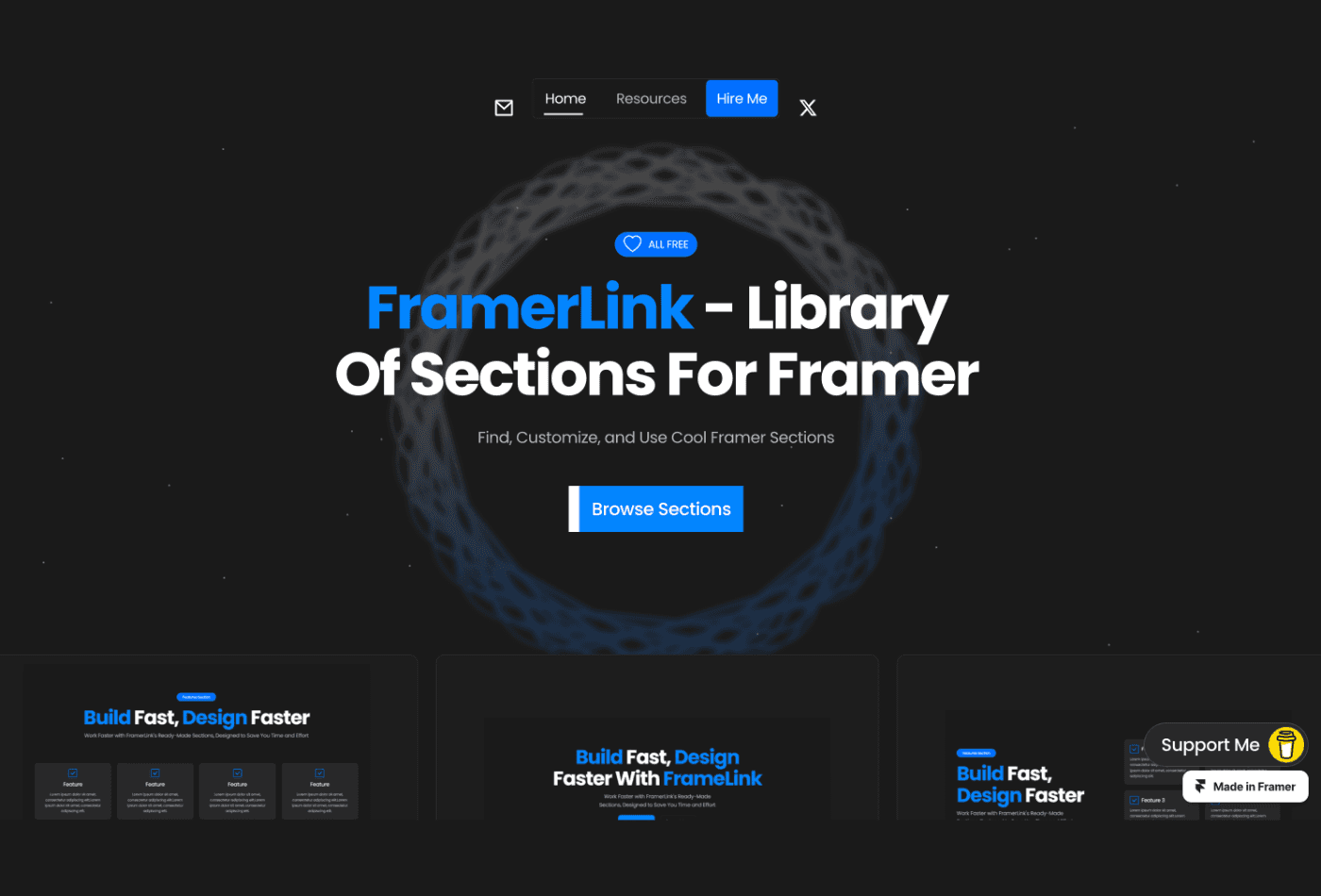 Framerlink free framer components