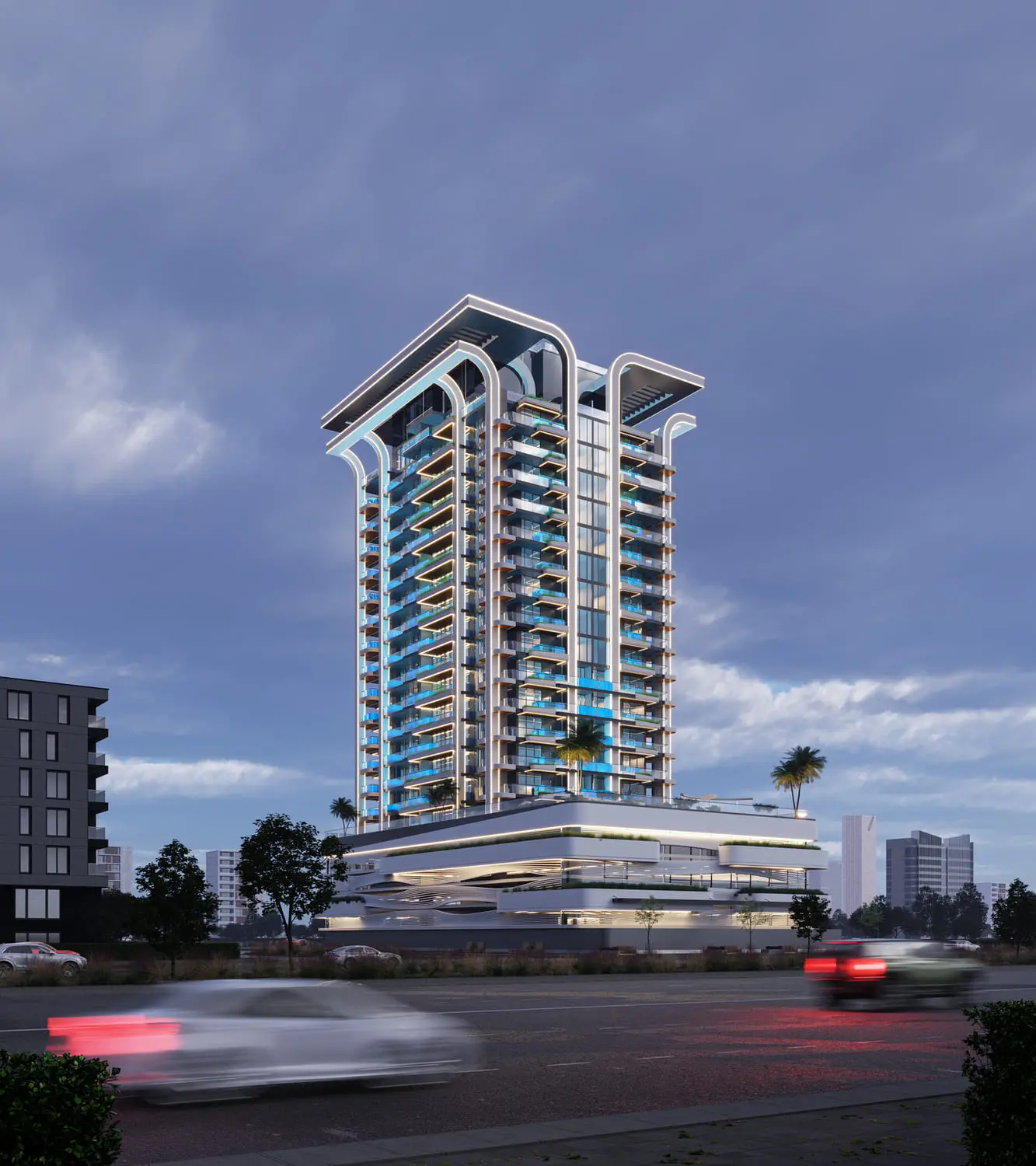 Samana Manhattan 2 building view by samana