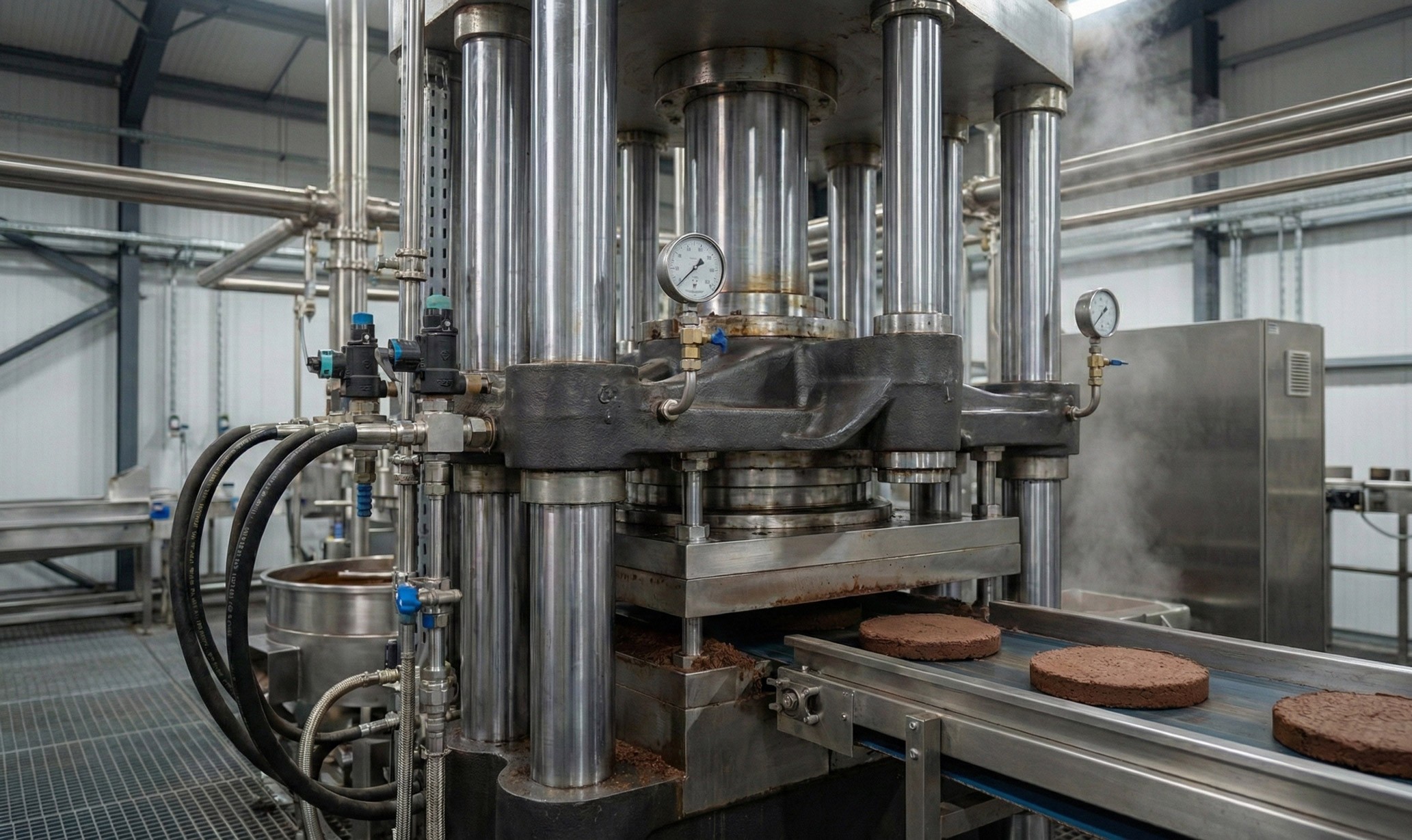 Processus de fabrication de tourteau de cacao en usine