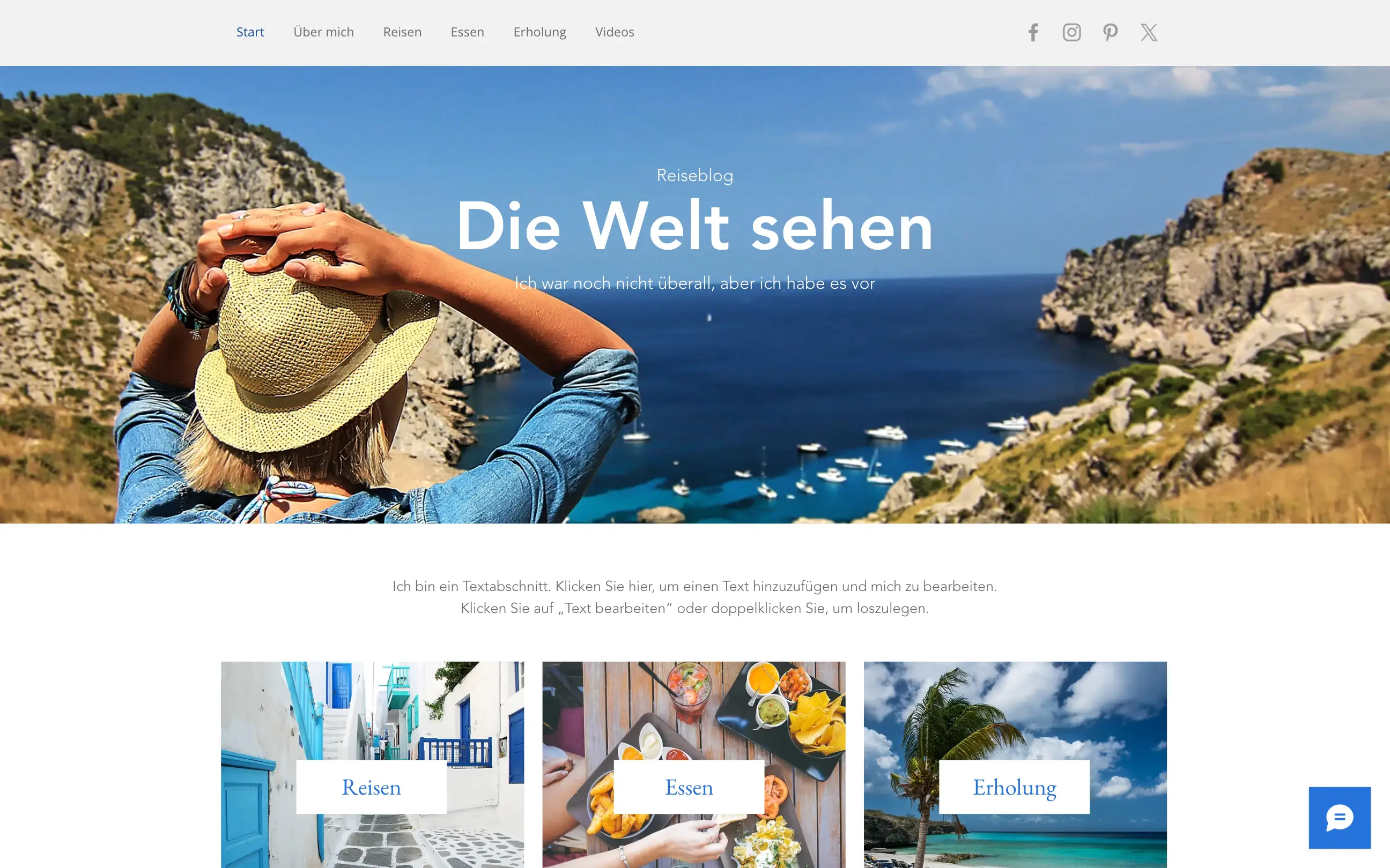 7 Stunning Blog Templates to Elevate Your Site in 2026 - Travel Blog by Wix