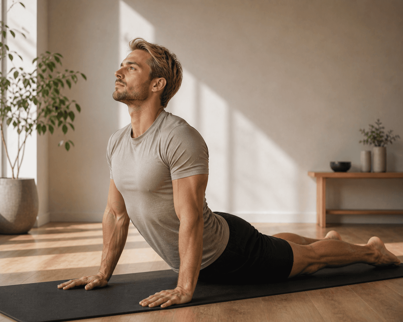 Homme yoga