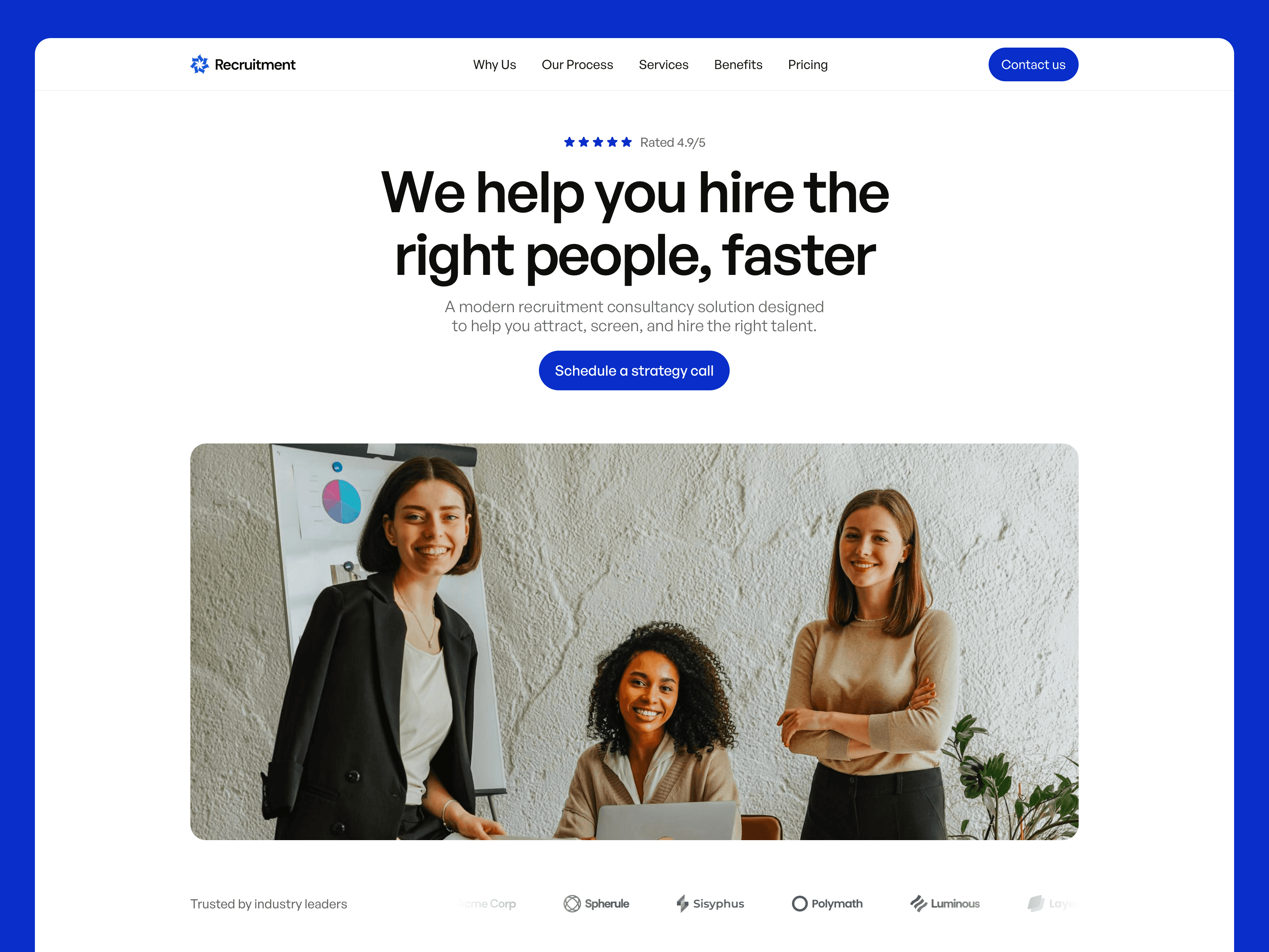 Recruitment - Free Framer Template
