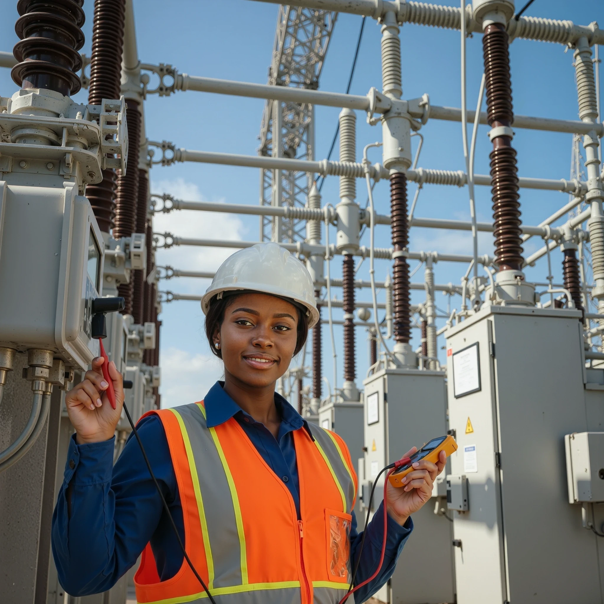 happy woman working on laptop and smiling