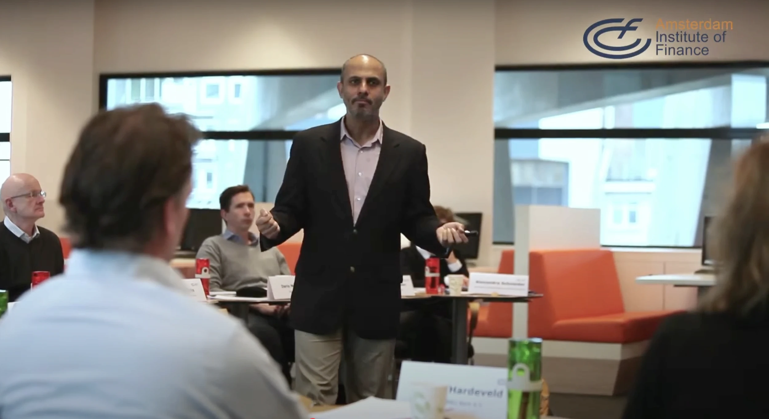 Dr. Rau Delivers A Talk At The Amsterdam Institute of Finance