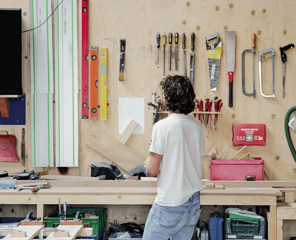 Studio Klinkenberg werkbank