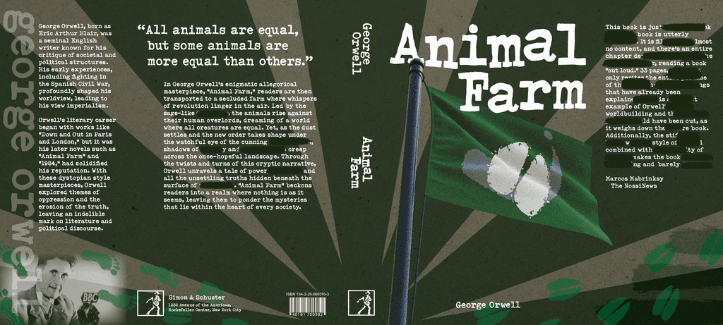 animal farm dust jacket