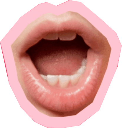 mouth open