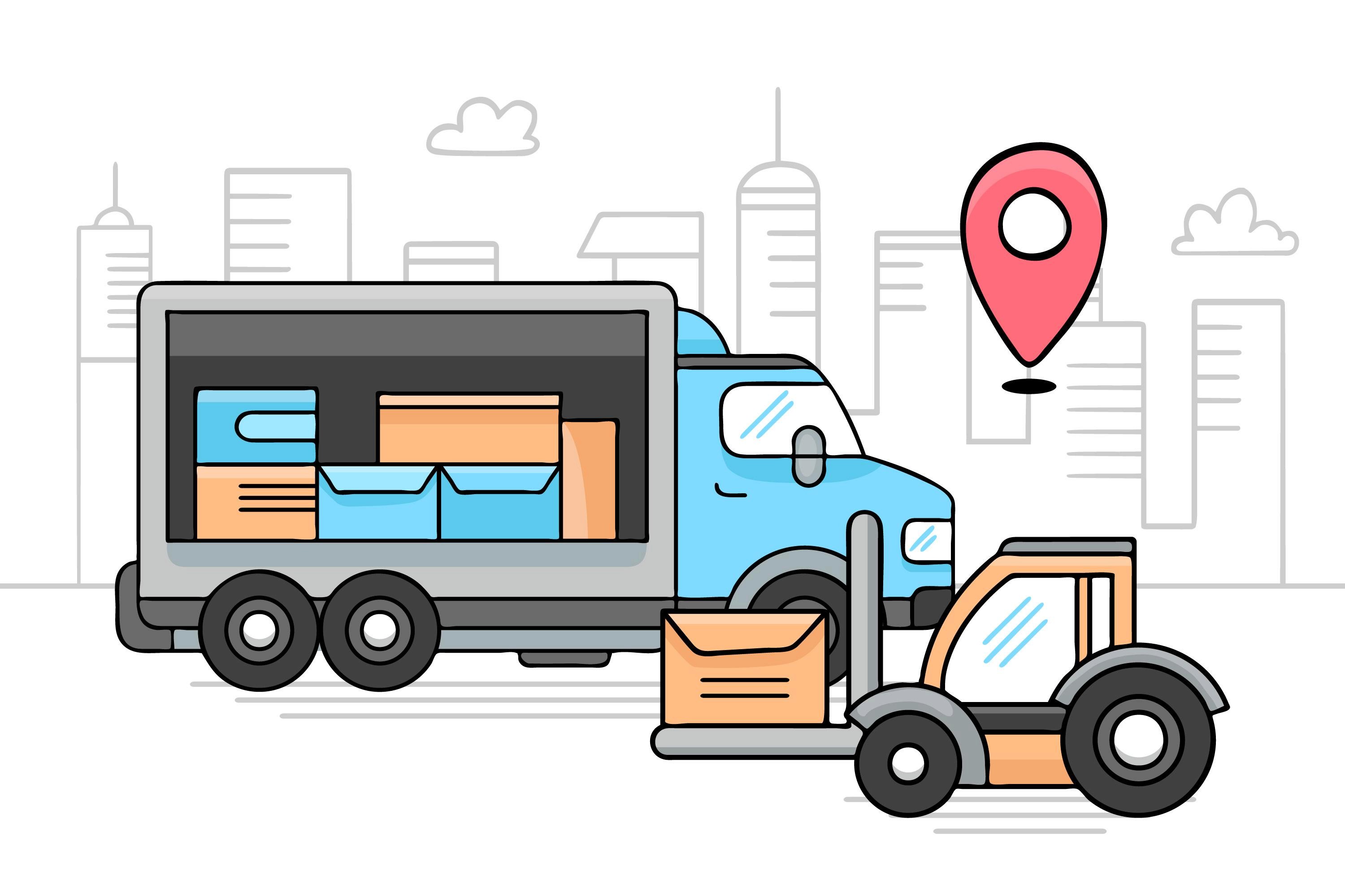 Transport and repair truck