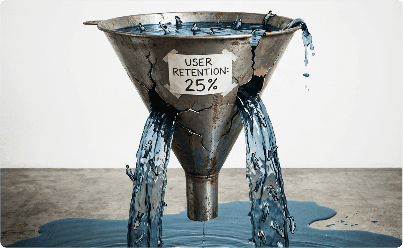 user retention data drop