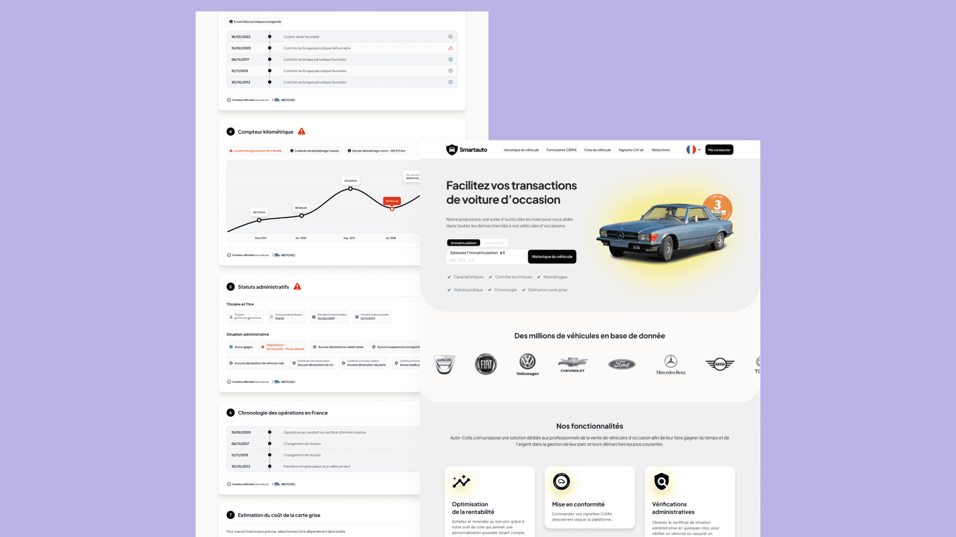 landing page for automobile service