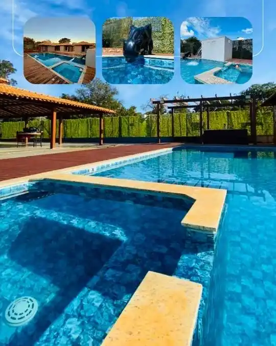 Piscina aquecida  - Sítio A&J