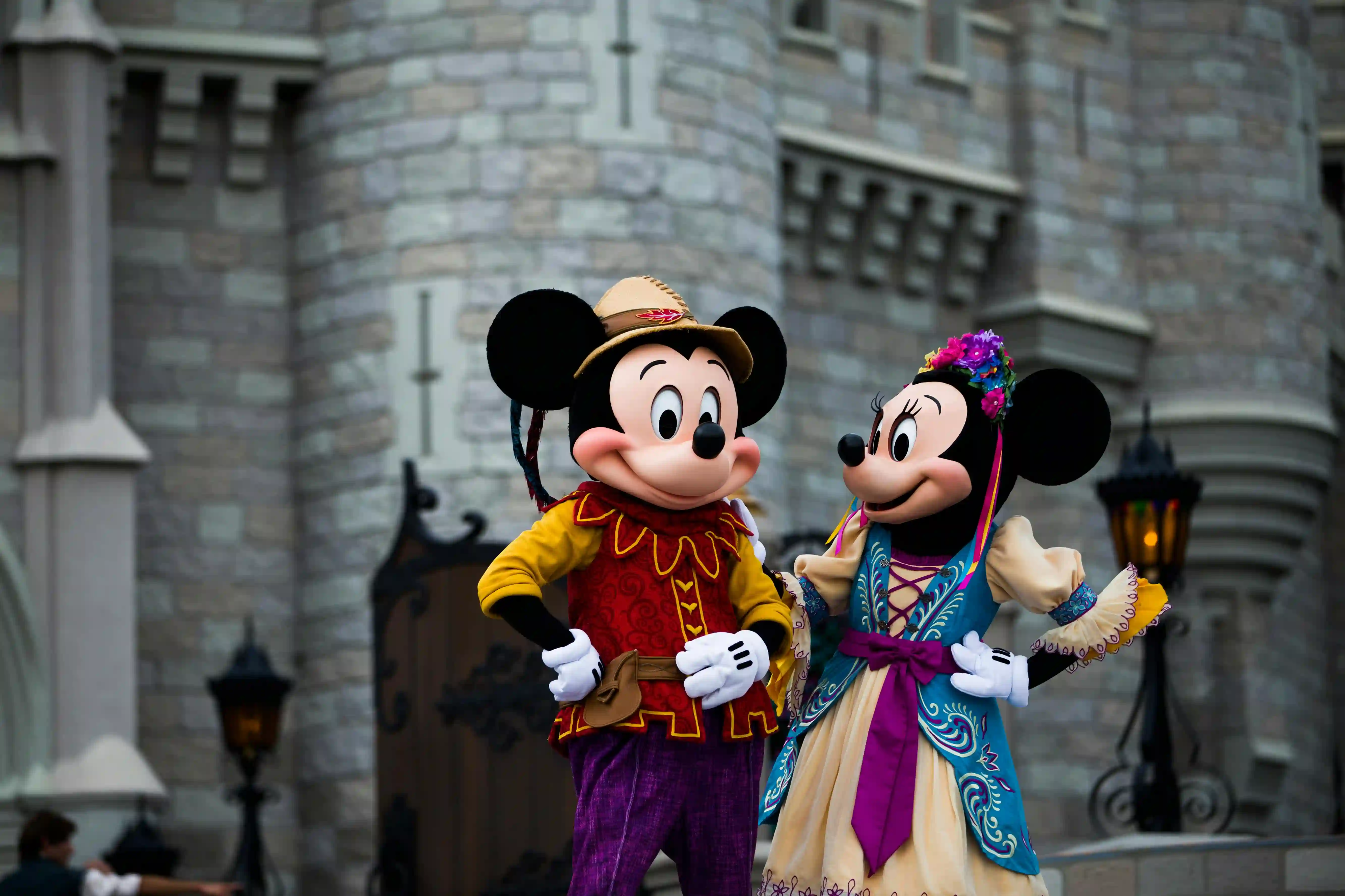 Mickey and Minnie Mouse in Tokyo Disneyland