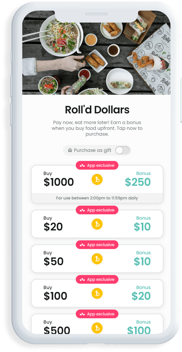 liven loyalty platform as promotion system