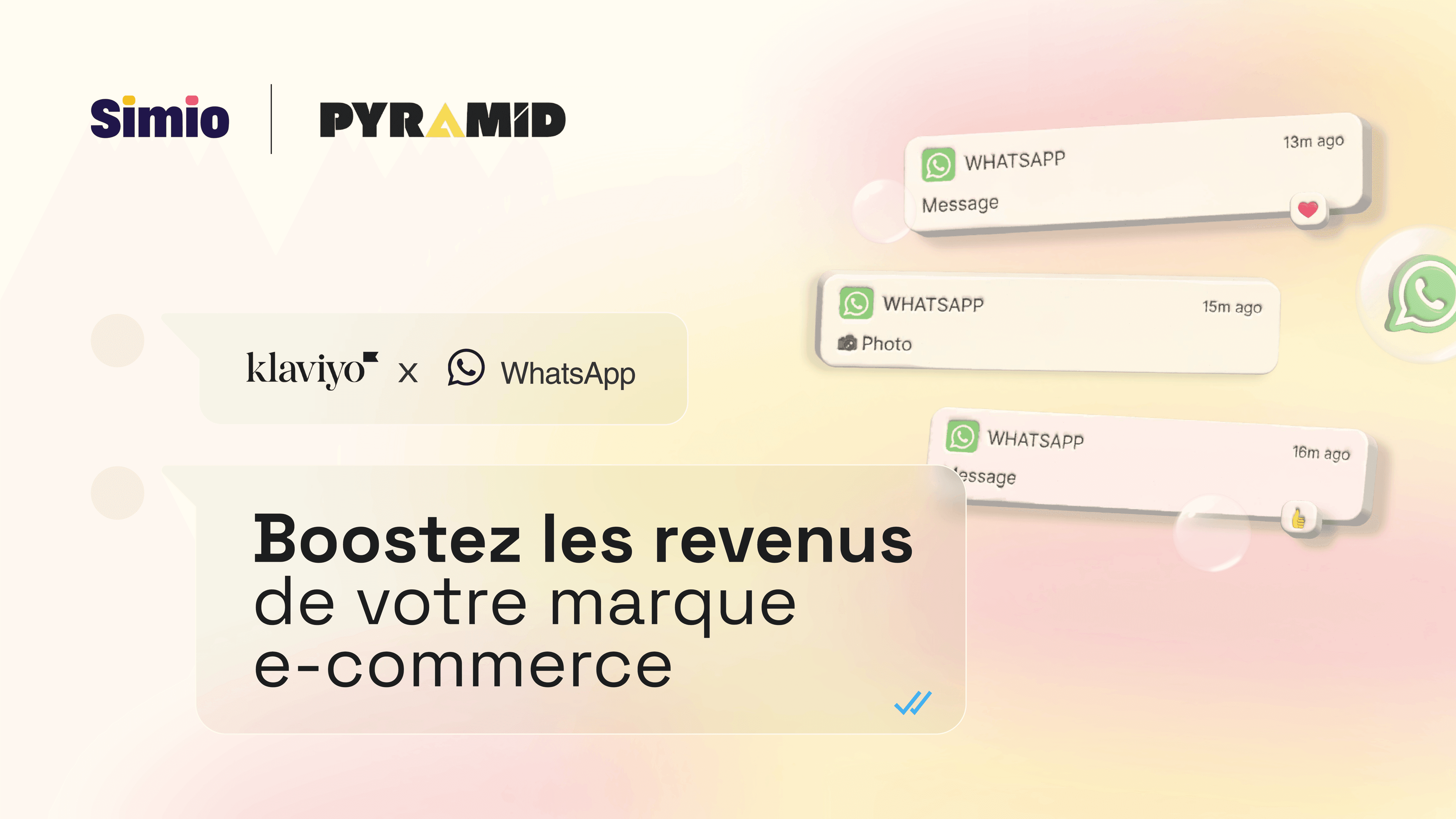 La cover d'un livre blanc sur le marketing WhatsApp avec Klaviyo