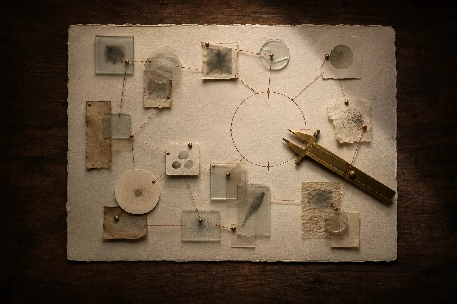 An incomplete evidence map with a deliberate measured opening for the next useful observation
