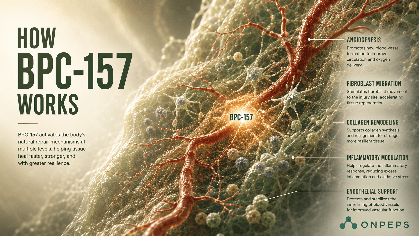 how bpc-157 works by onpeps