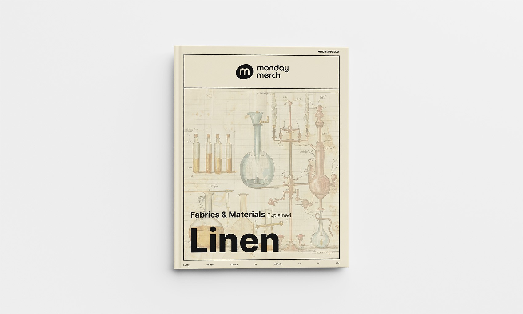 Monday Merch Fabrics and Materials Book Linen