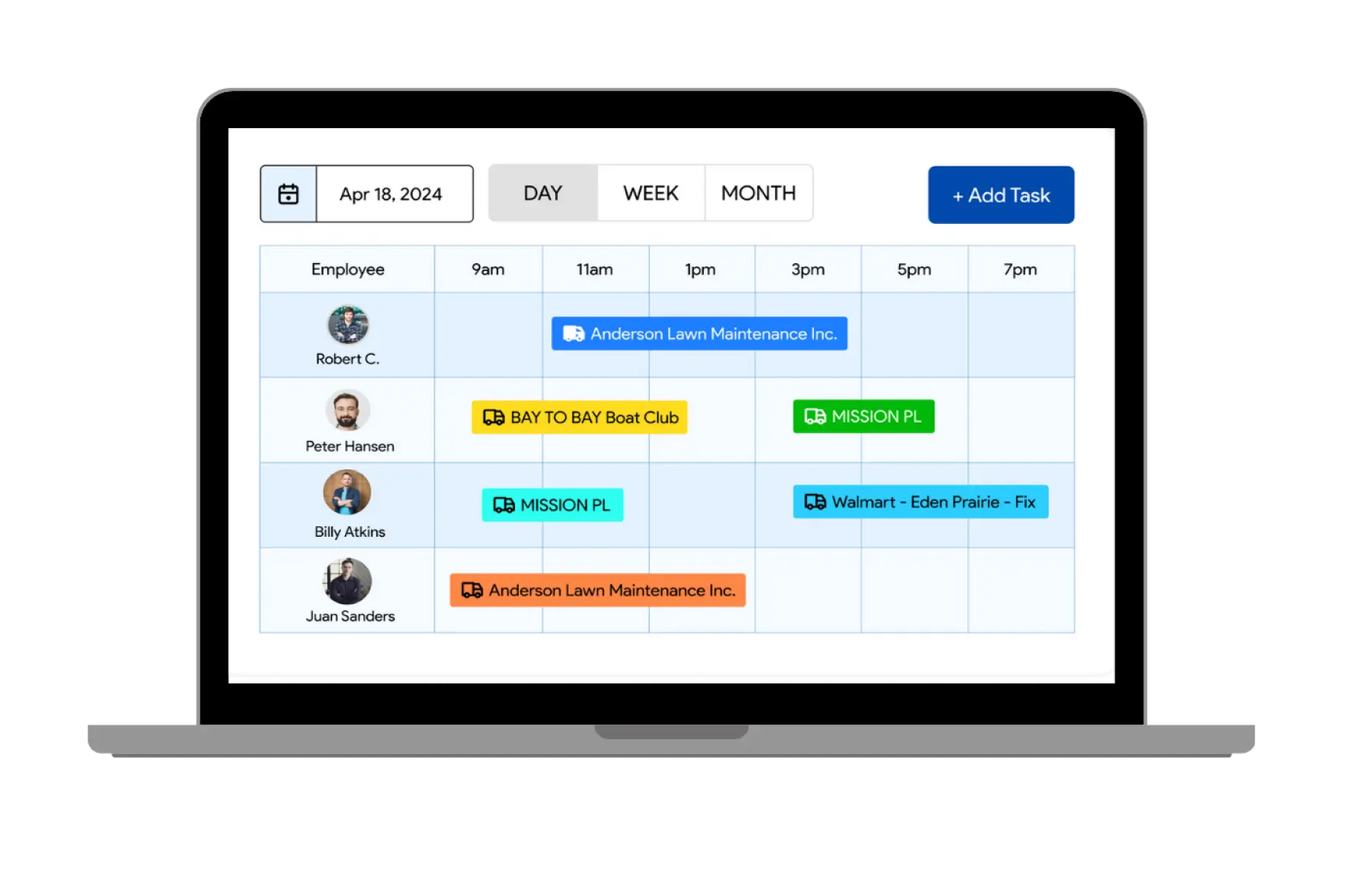 Group of people using laptop