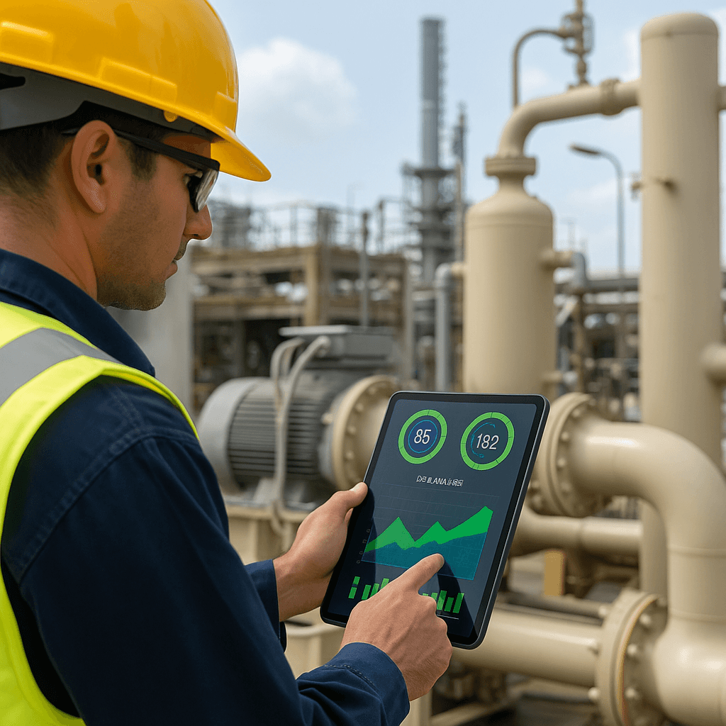 Predictive maintenance tools for oil and gas equipment monitoring.