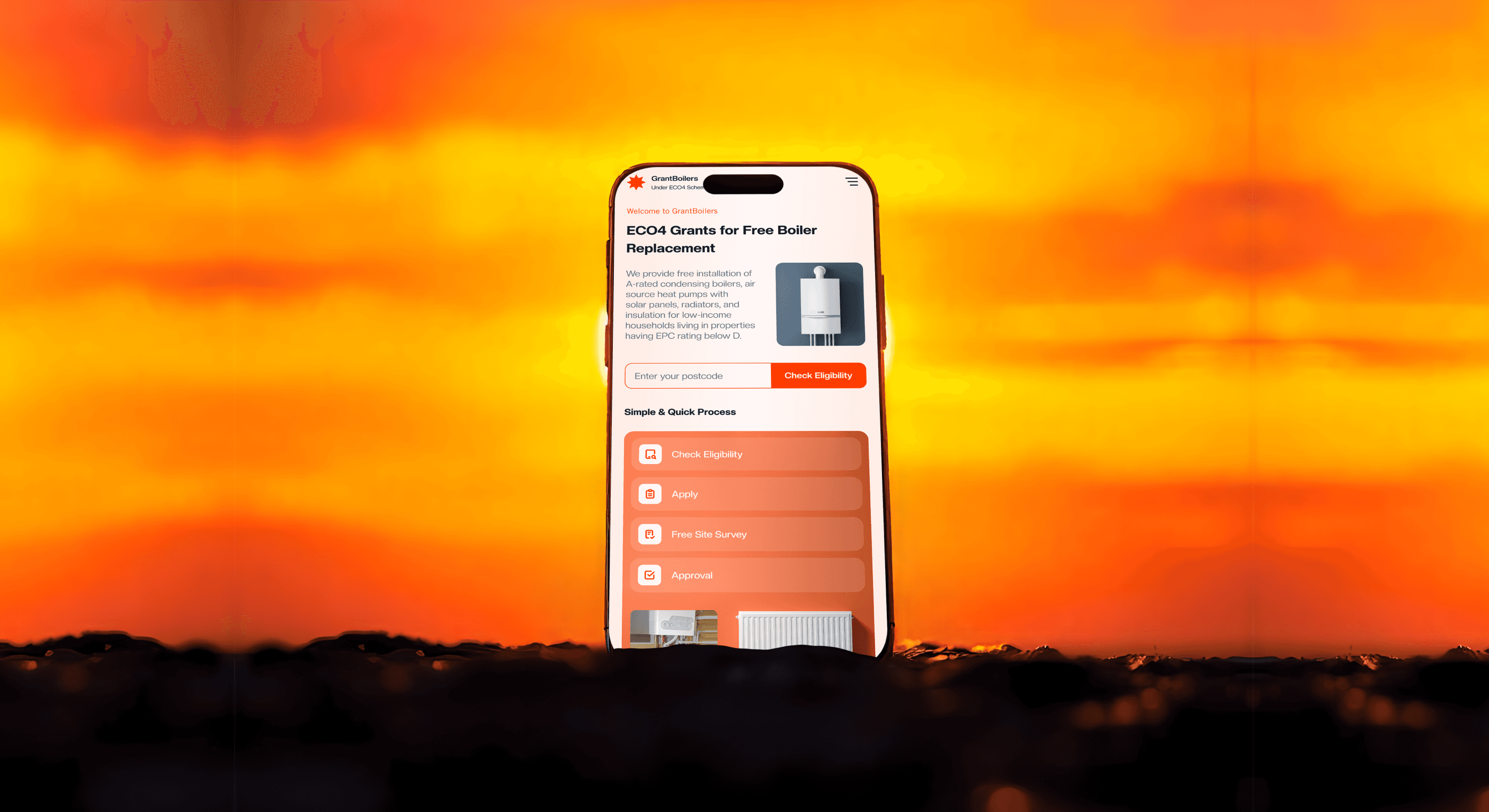 Grant Scheme Checker UI – Apply for ECO4 Funding with Simple Online Form