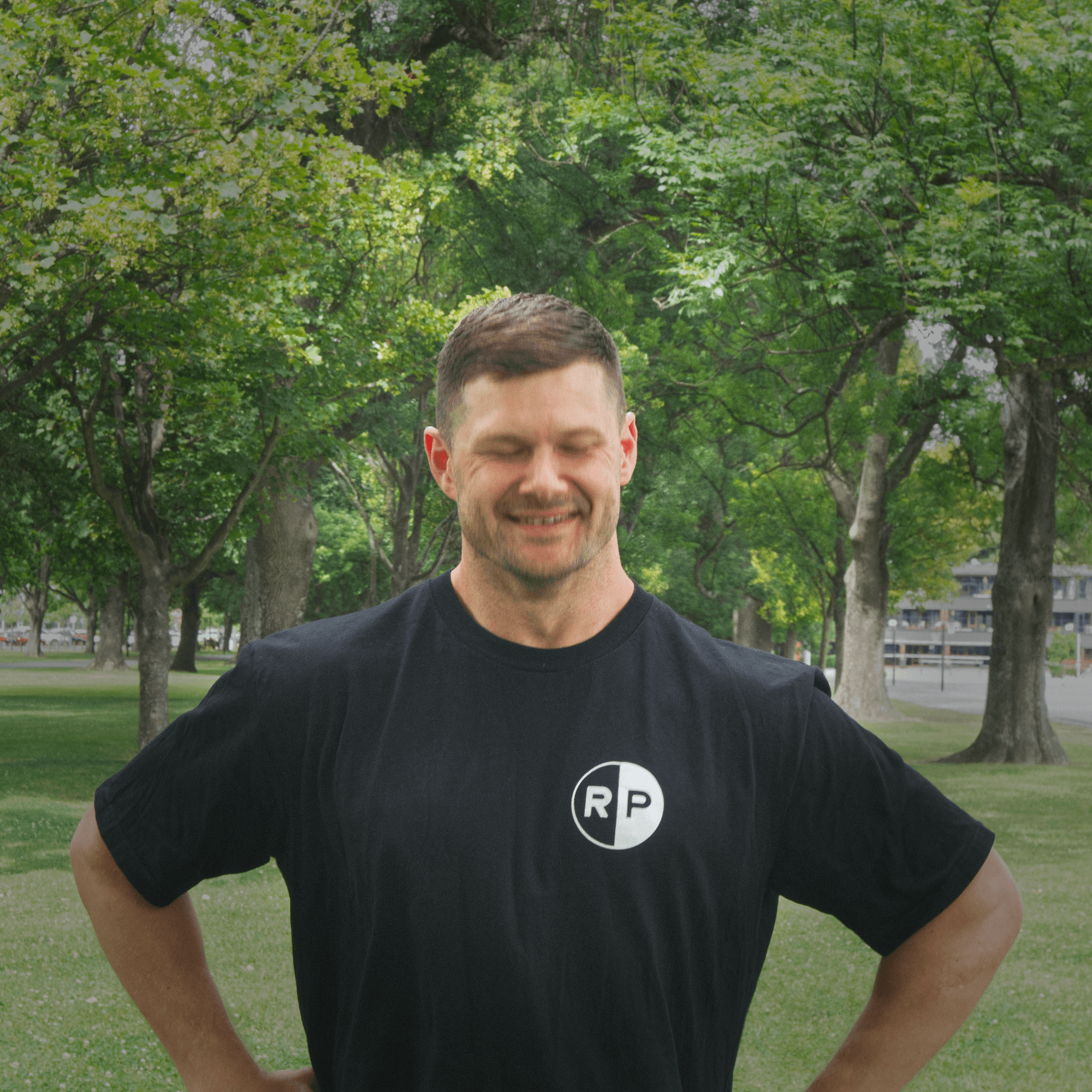 Athlete winning a race