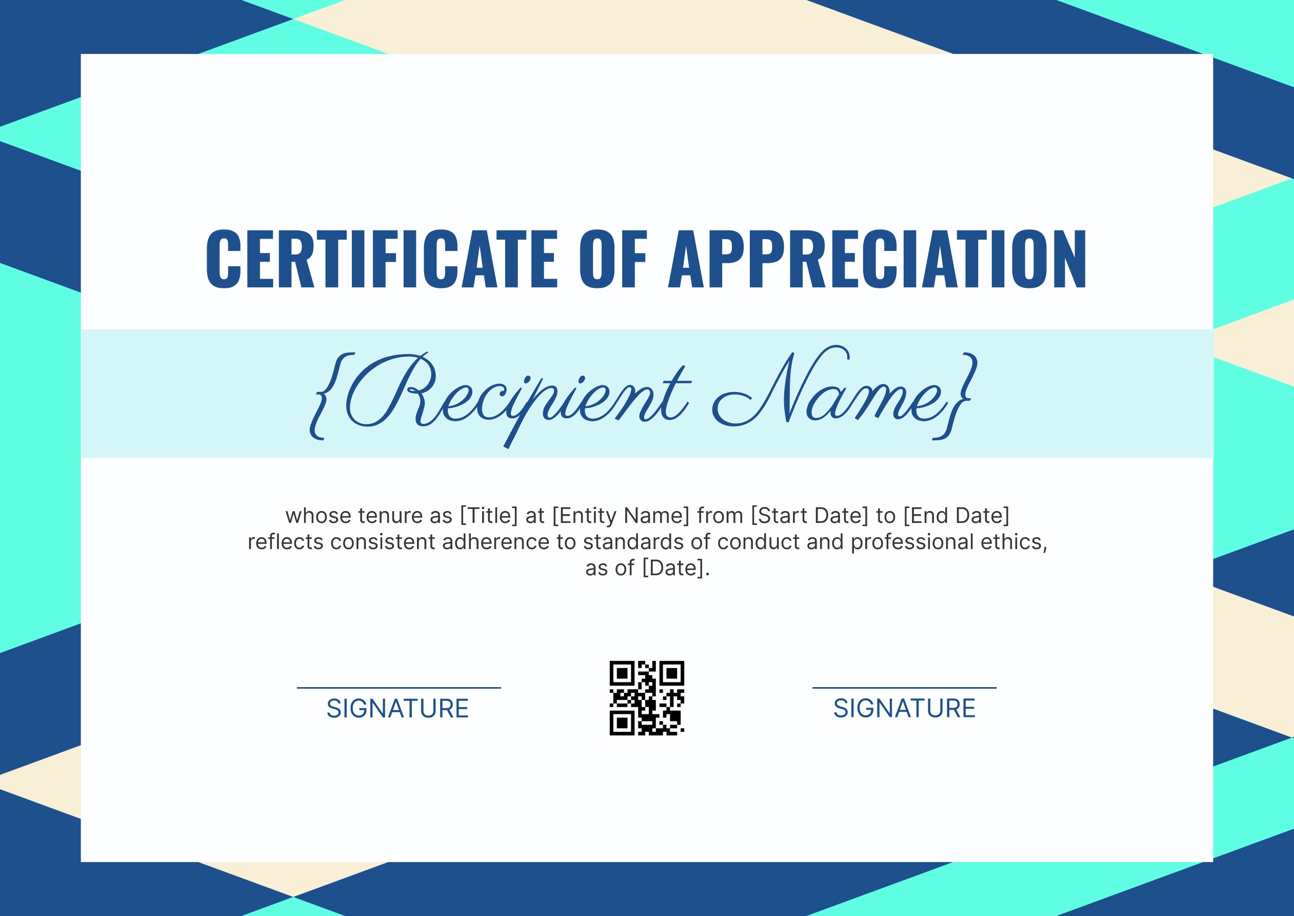 Wauld - Professional and elegant Good Standing certificate template