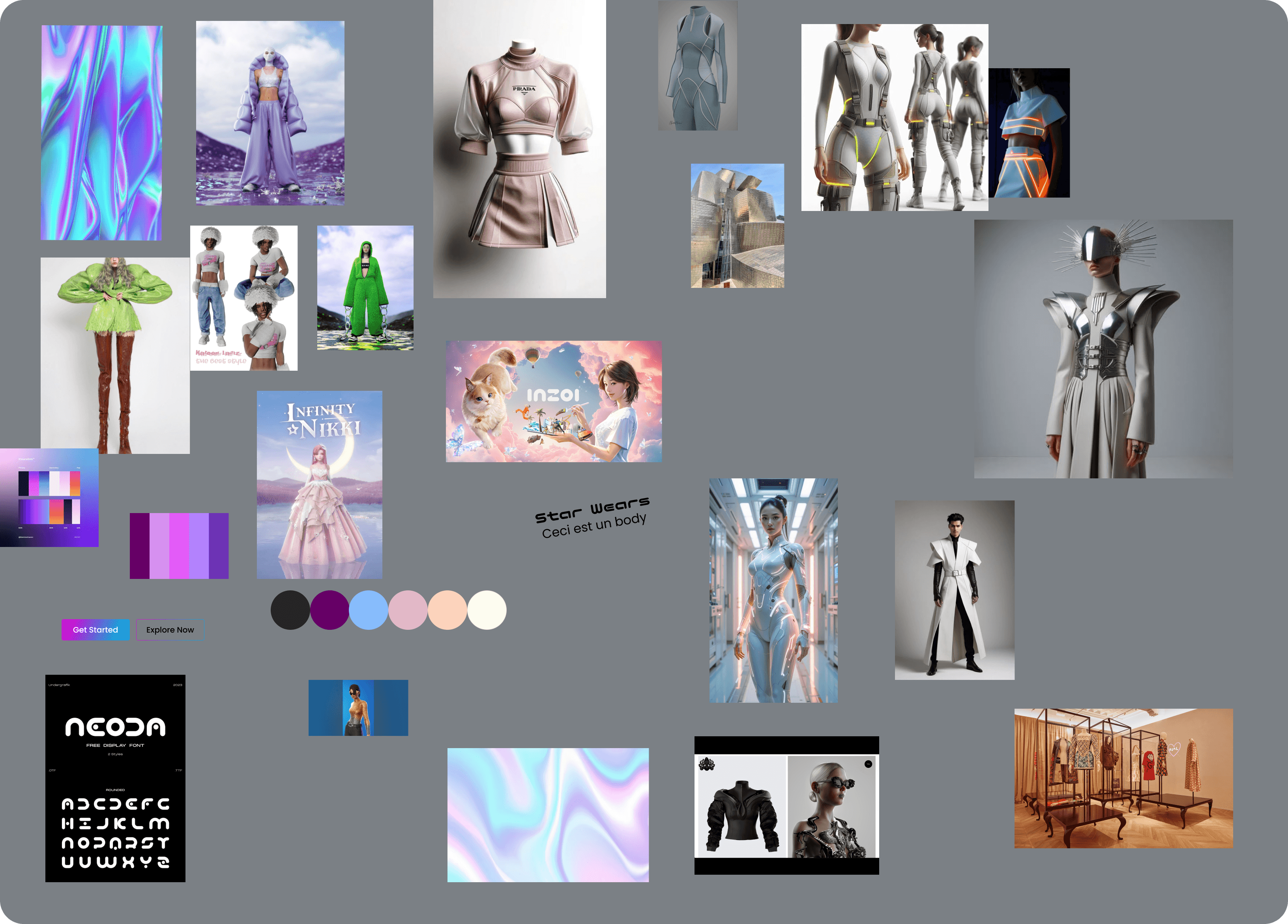 Moodbaord de Star Wears