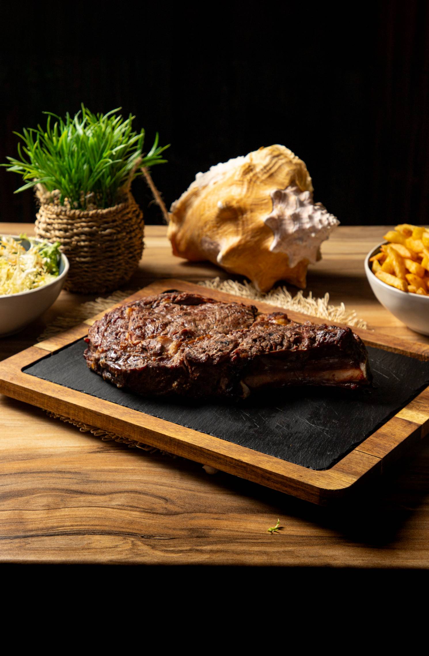 Dynamic picture of a cyclist riding downhill