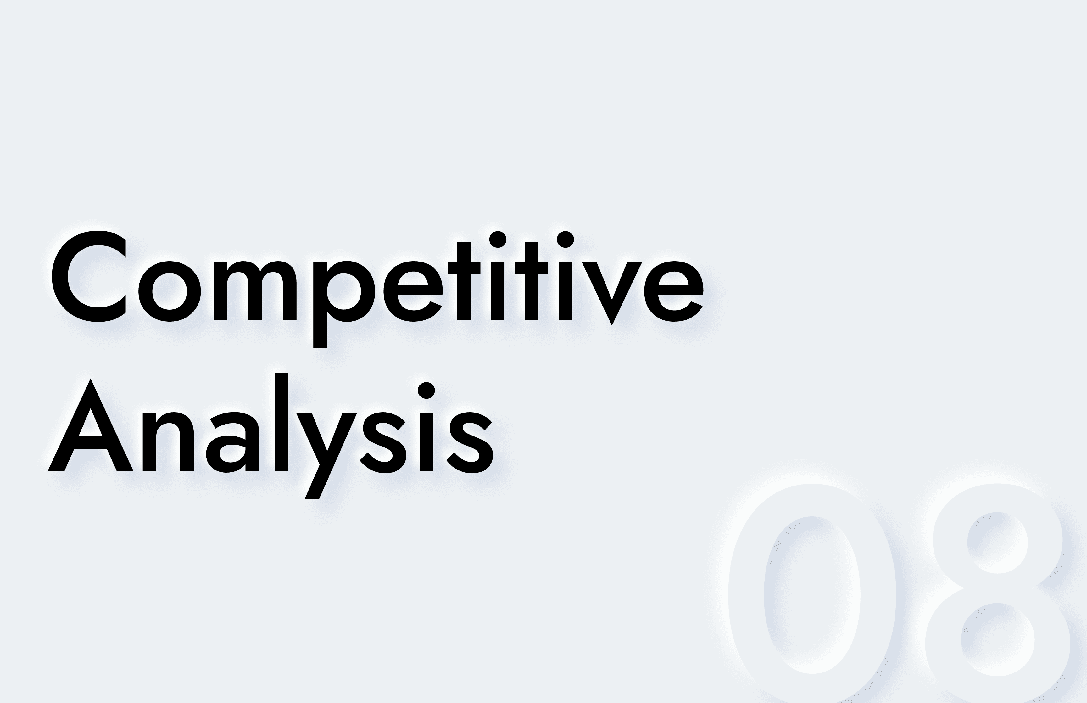 Competitve Analysis