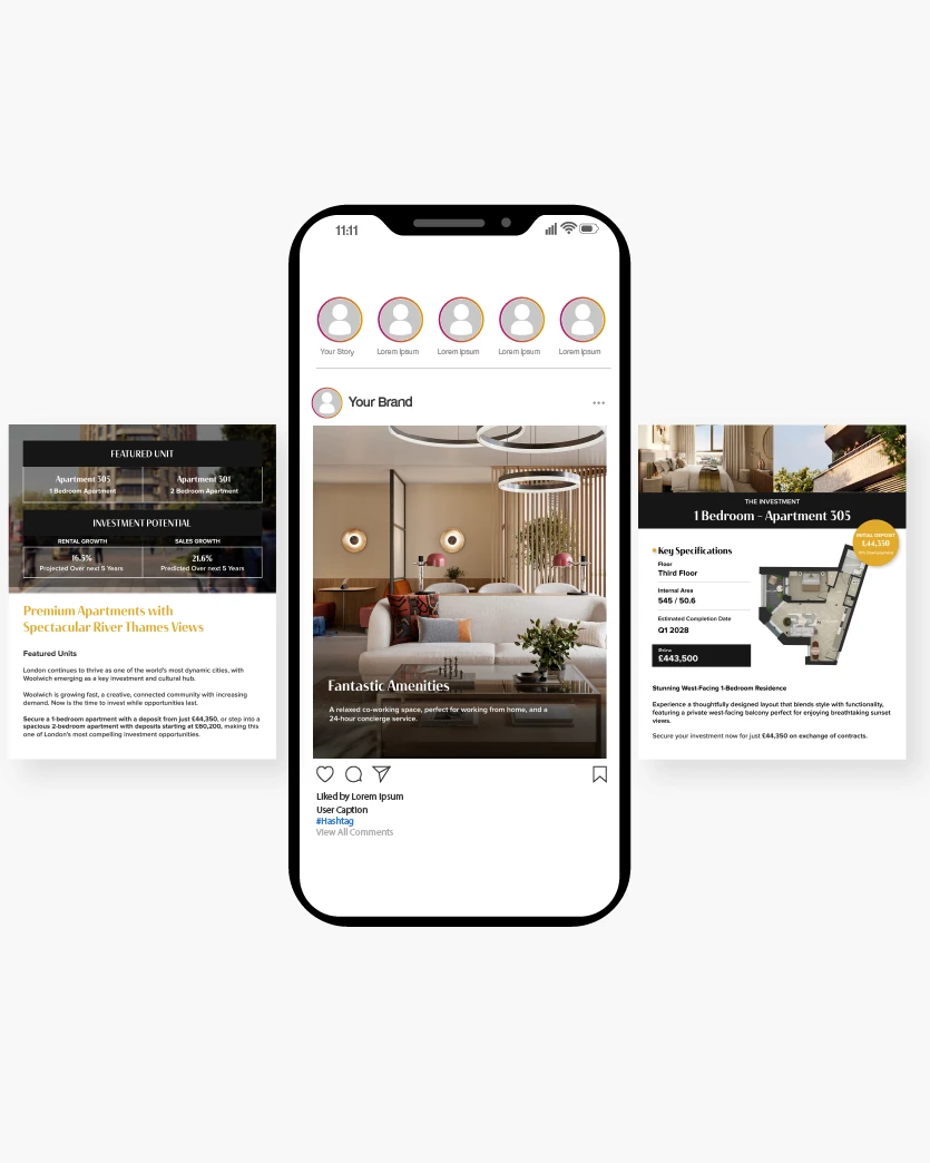 Hanara Studio responsive website mockup on laptop, tablet, and phone.