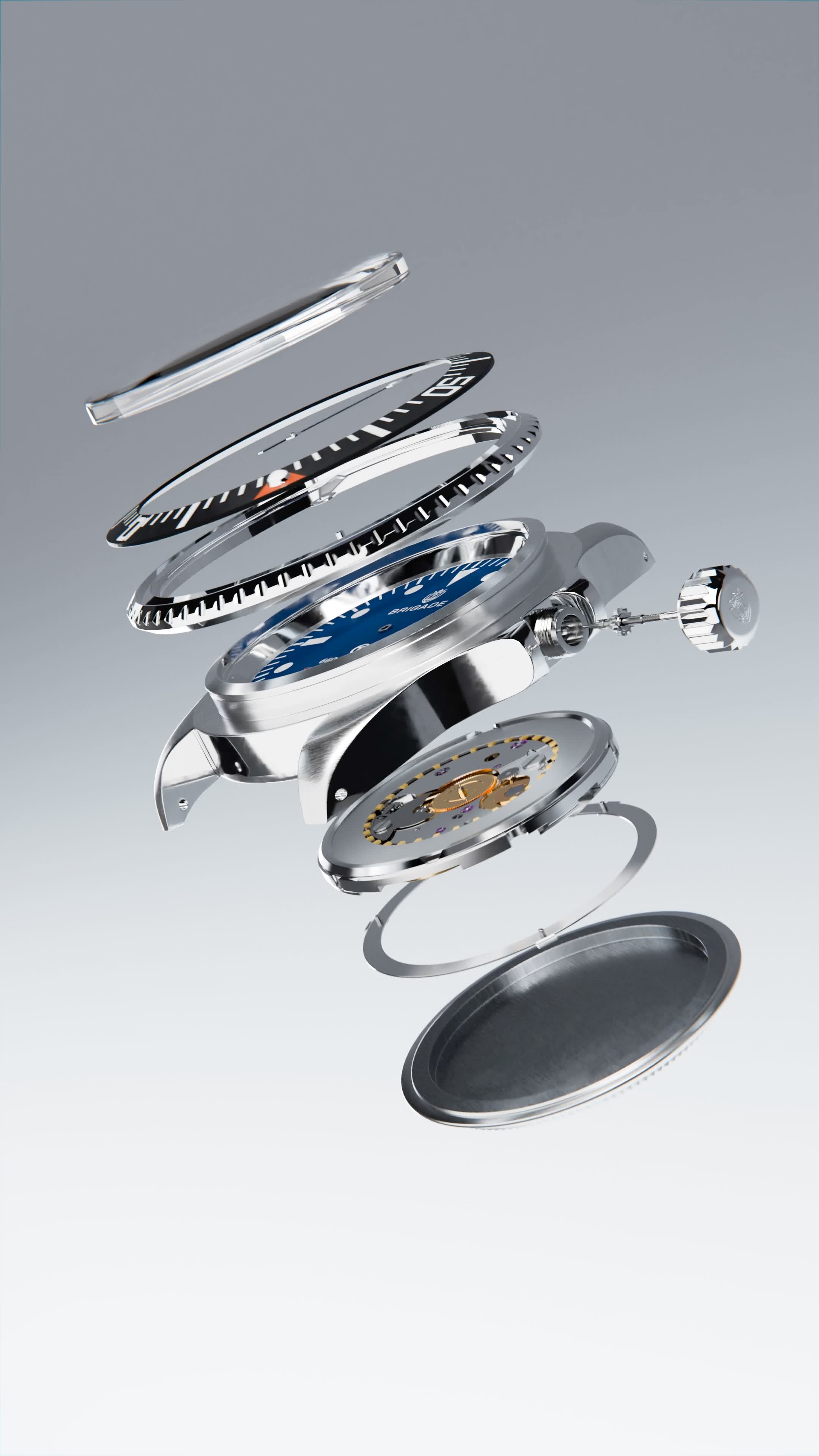 full watch mechanism in weightless