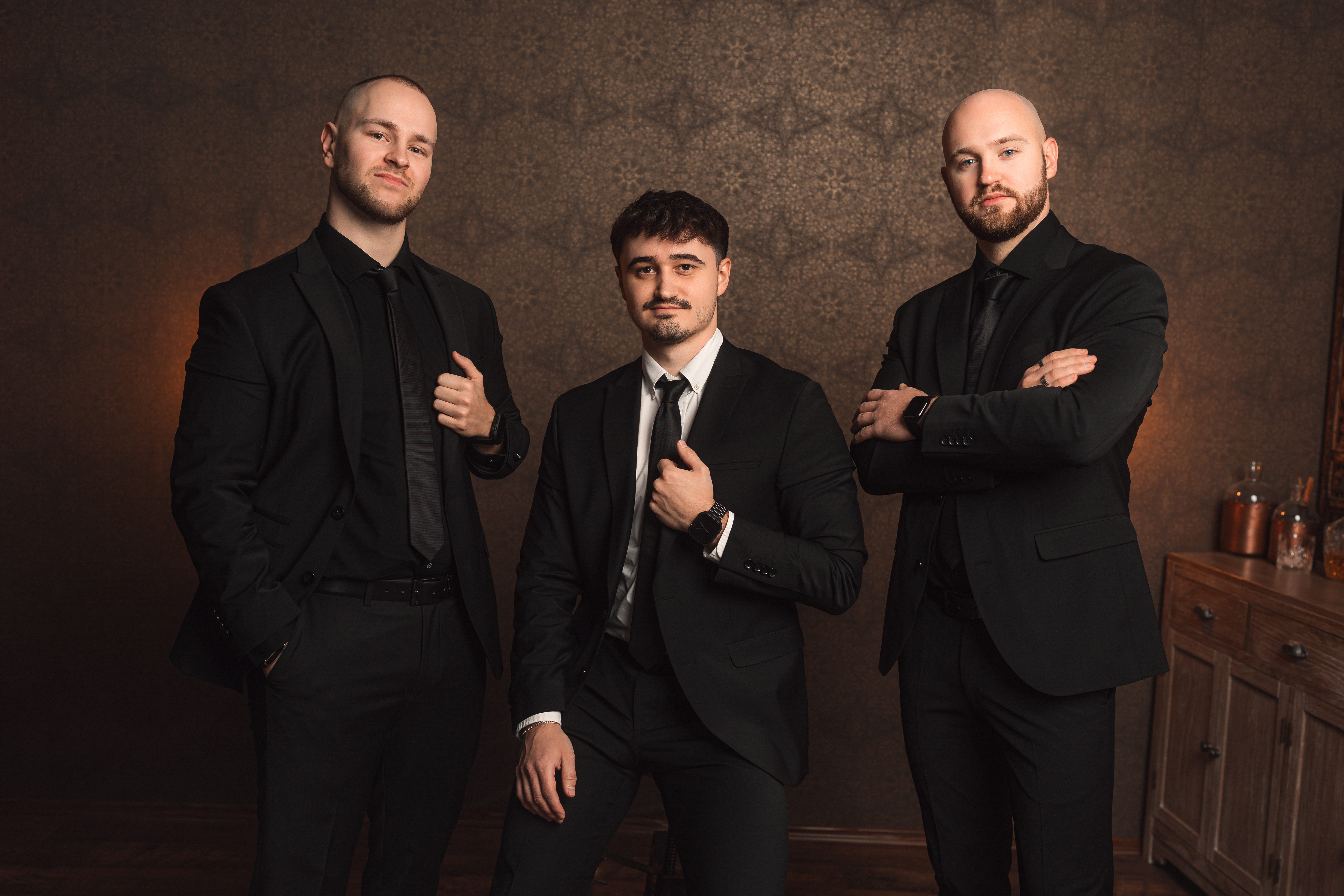 The filmmaking team behind Emoria Films, specializing in cinematic destination wedding films