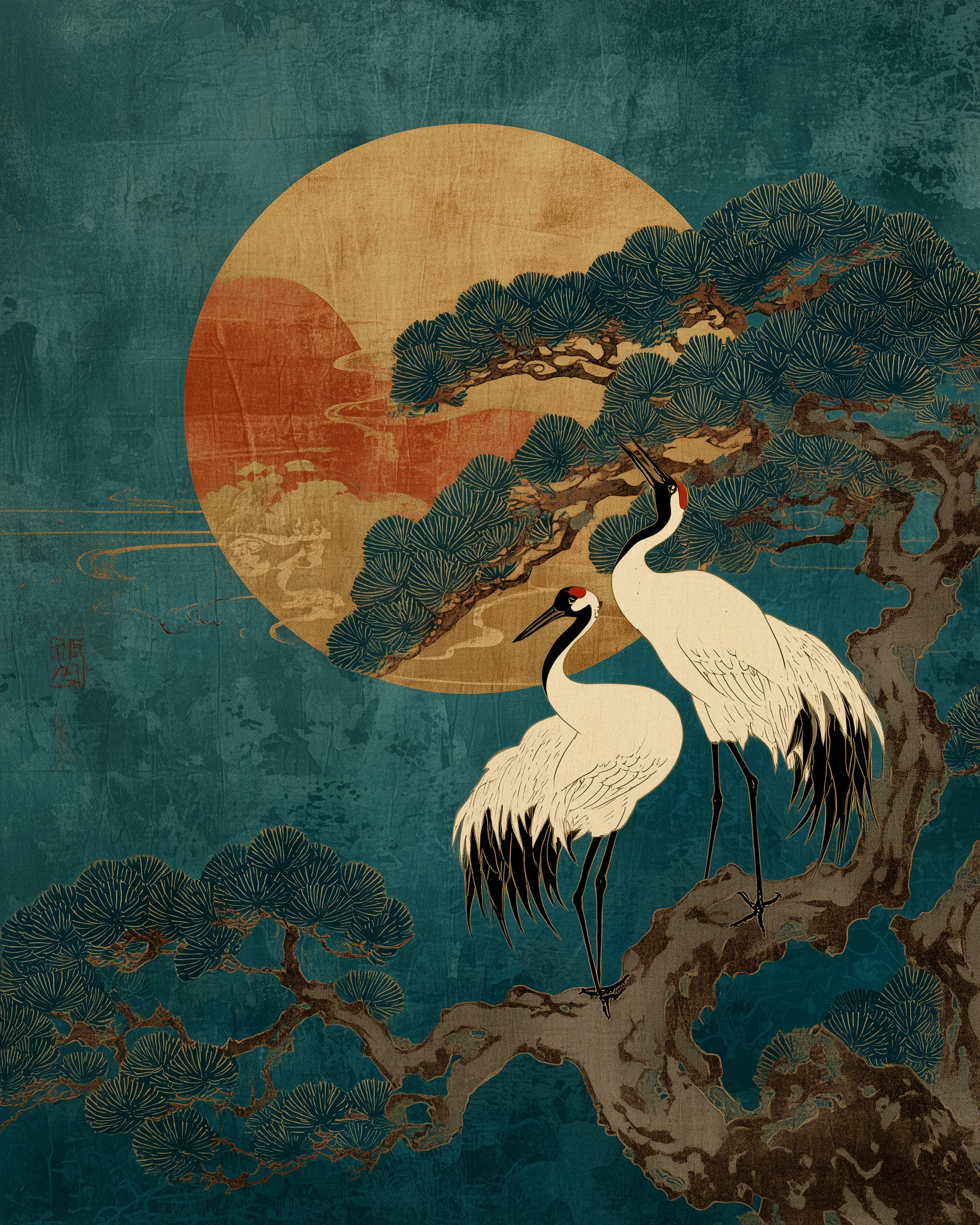 scene4 ai product photography-scene template-japanese art