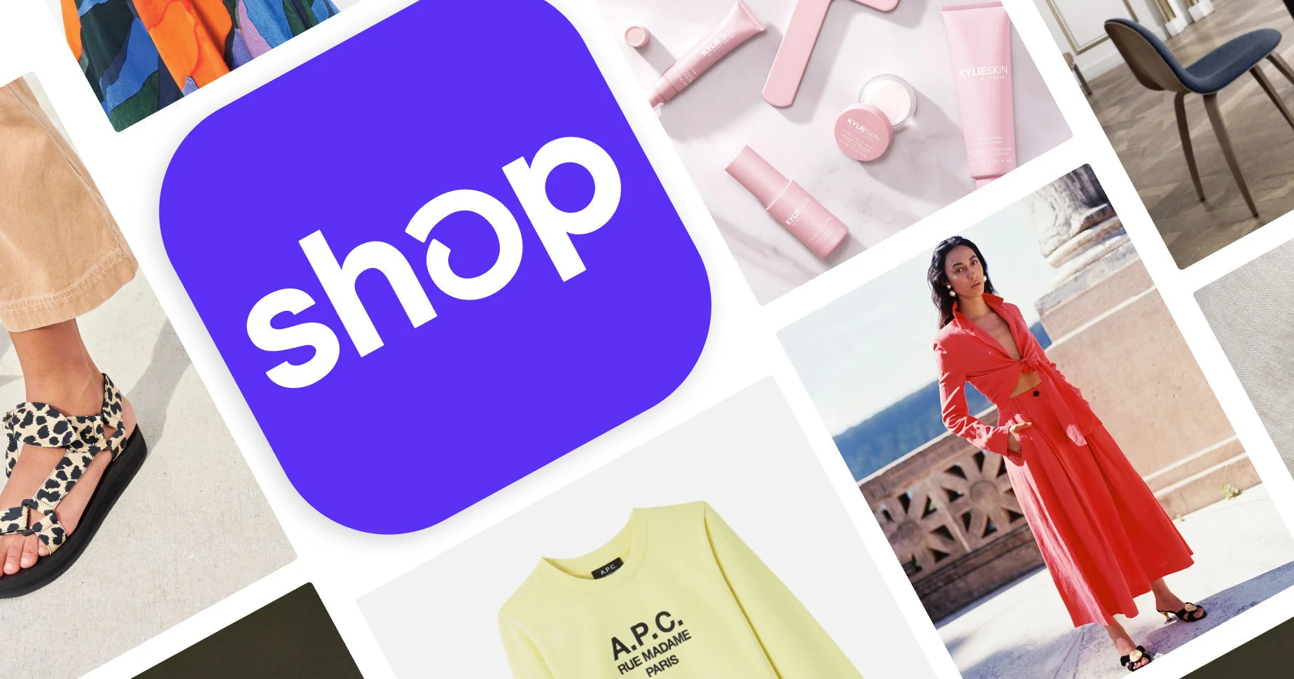 Online store being managed from a laptop