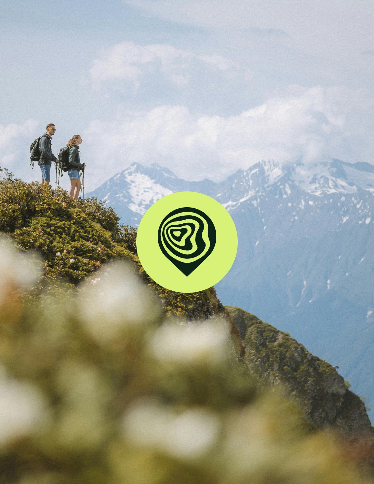bright logomark hiking community